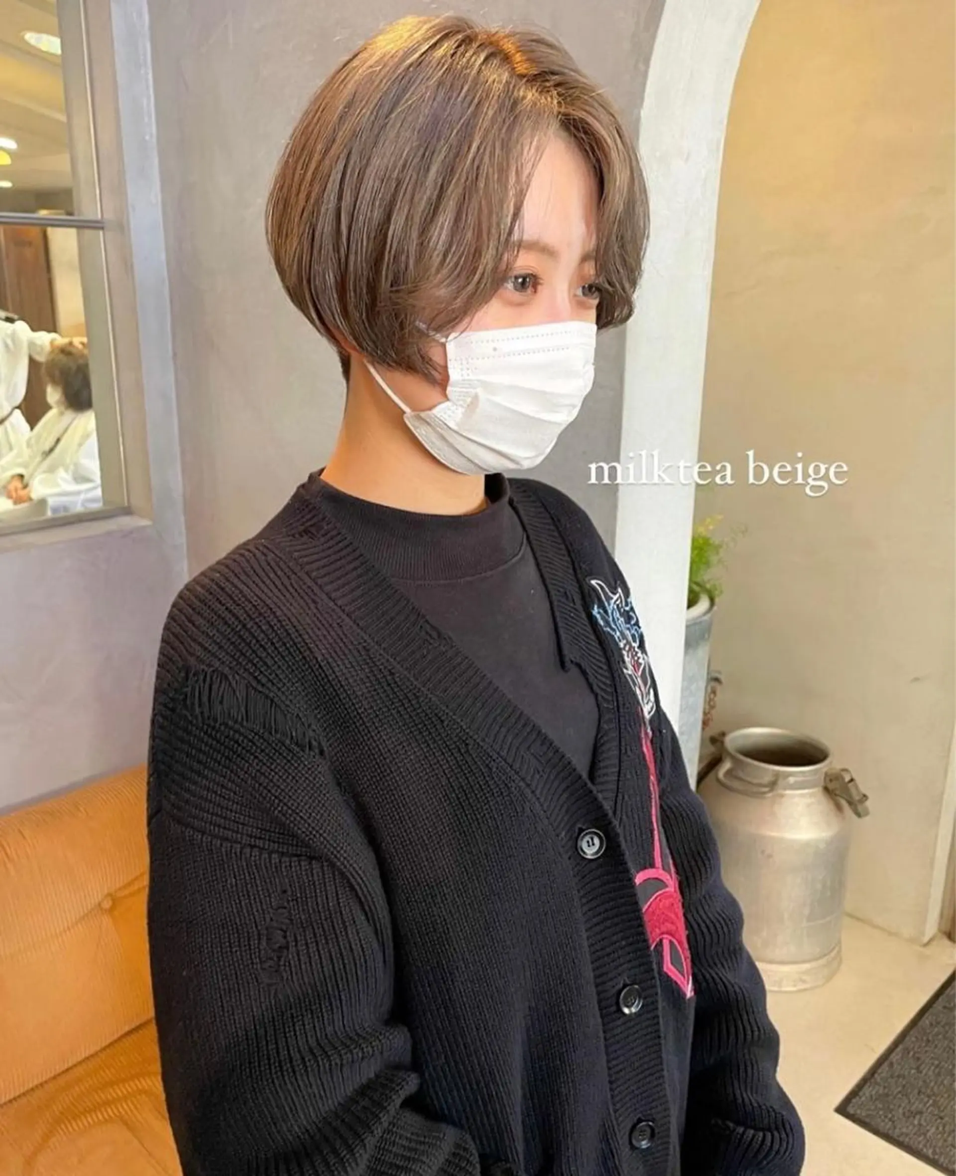 ショート カラー Musee plume所属・荻野七菜子 ボブのヘアスタイル