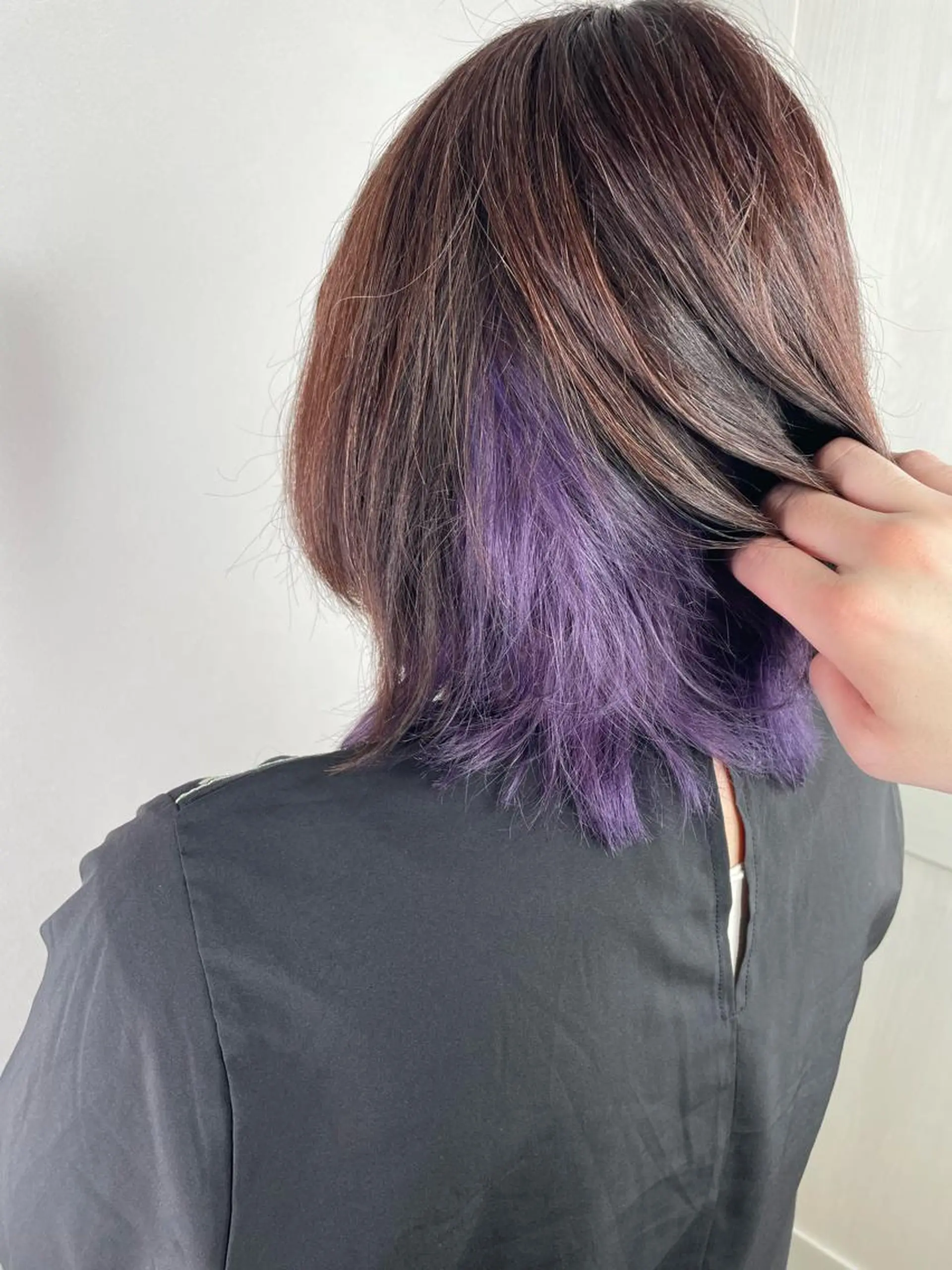 ミディアム カラー ラベンダーカラー 瀬川 雄太のヘアスタイル