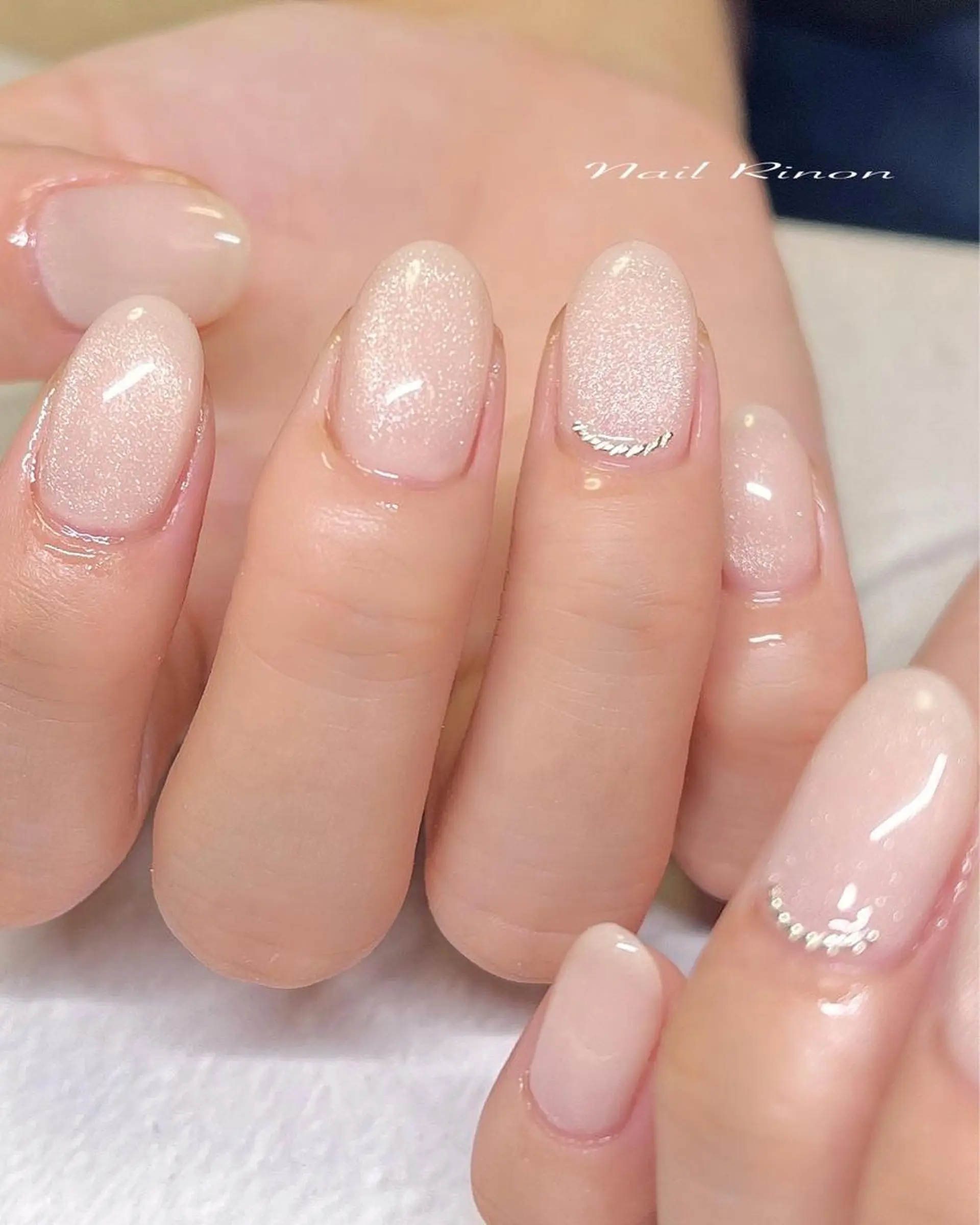 ネイル マグネットネイル ハンドネイル Nail Rinonのネイルデザイン