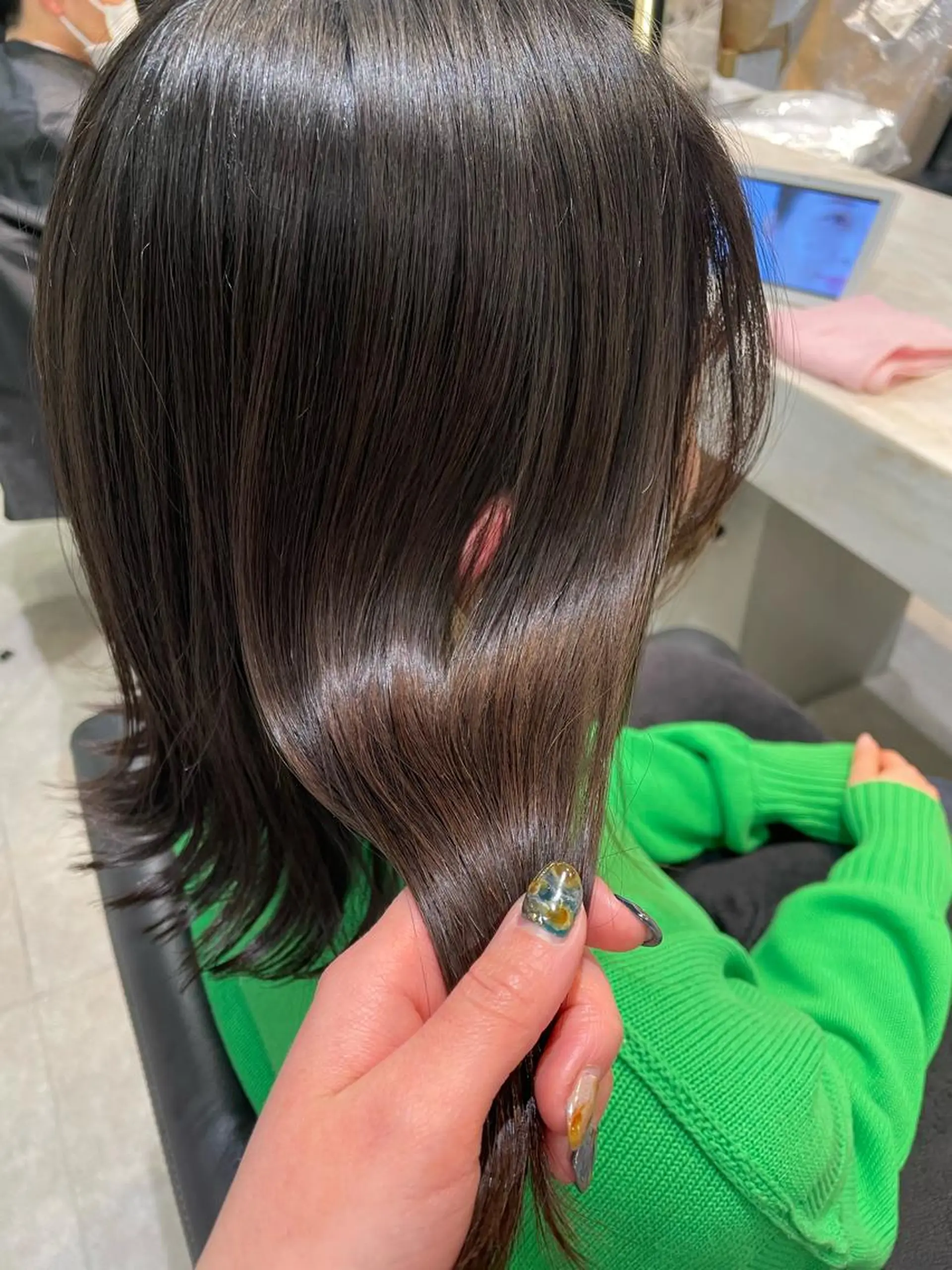 ミディアム カラー ヘアアレンジ トリートメント iena池袋所属・iena池袋 /ゆーこの眉毛・アイブロウイメージ