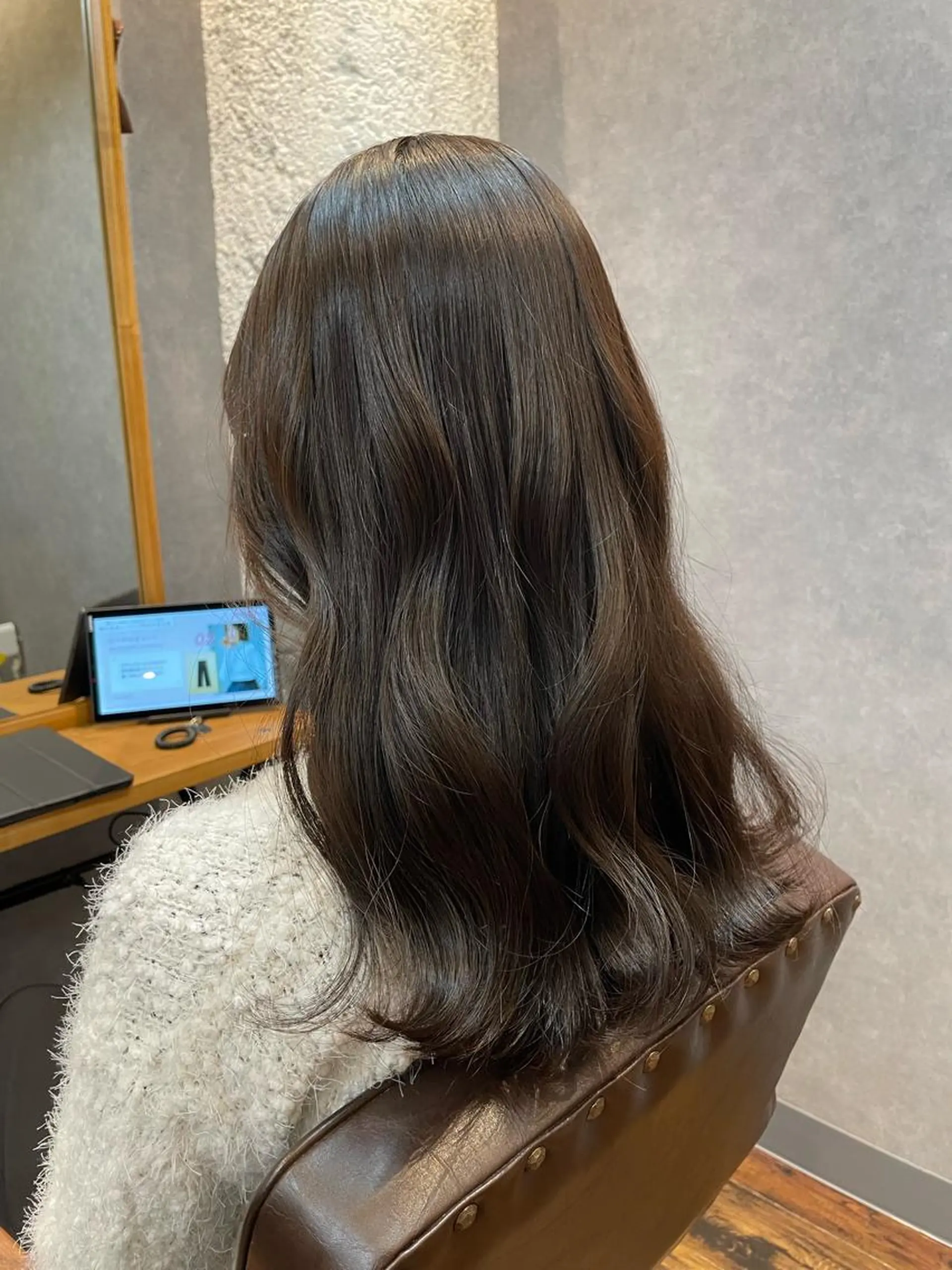 ロング カラー 透明感カラー グレージュ ツヤ美髪💐 髪質改善/高山愛来のヘアスタイル