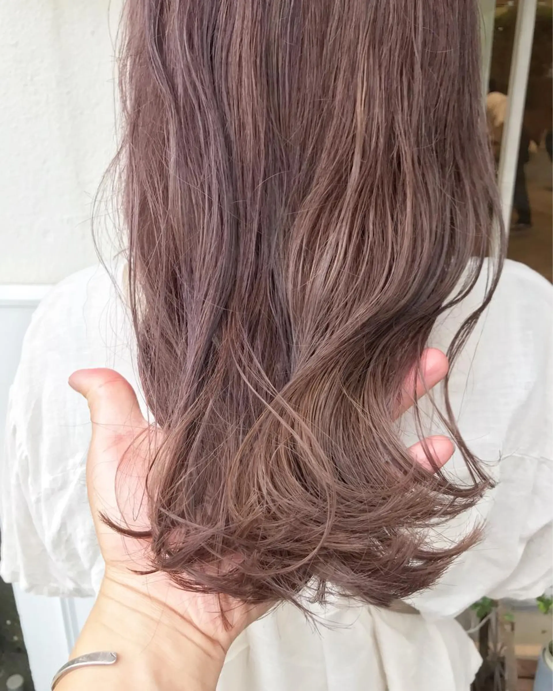 セミロング ヘアカラー トリートメント Musiiik hairのヘアスタイル