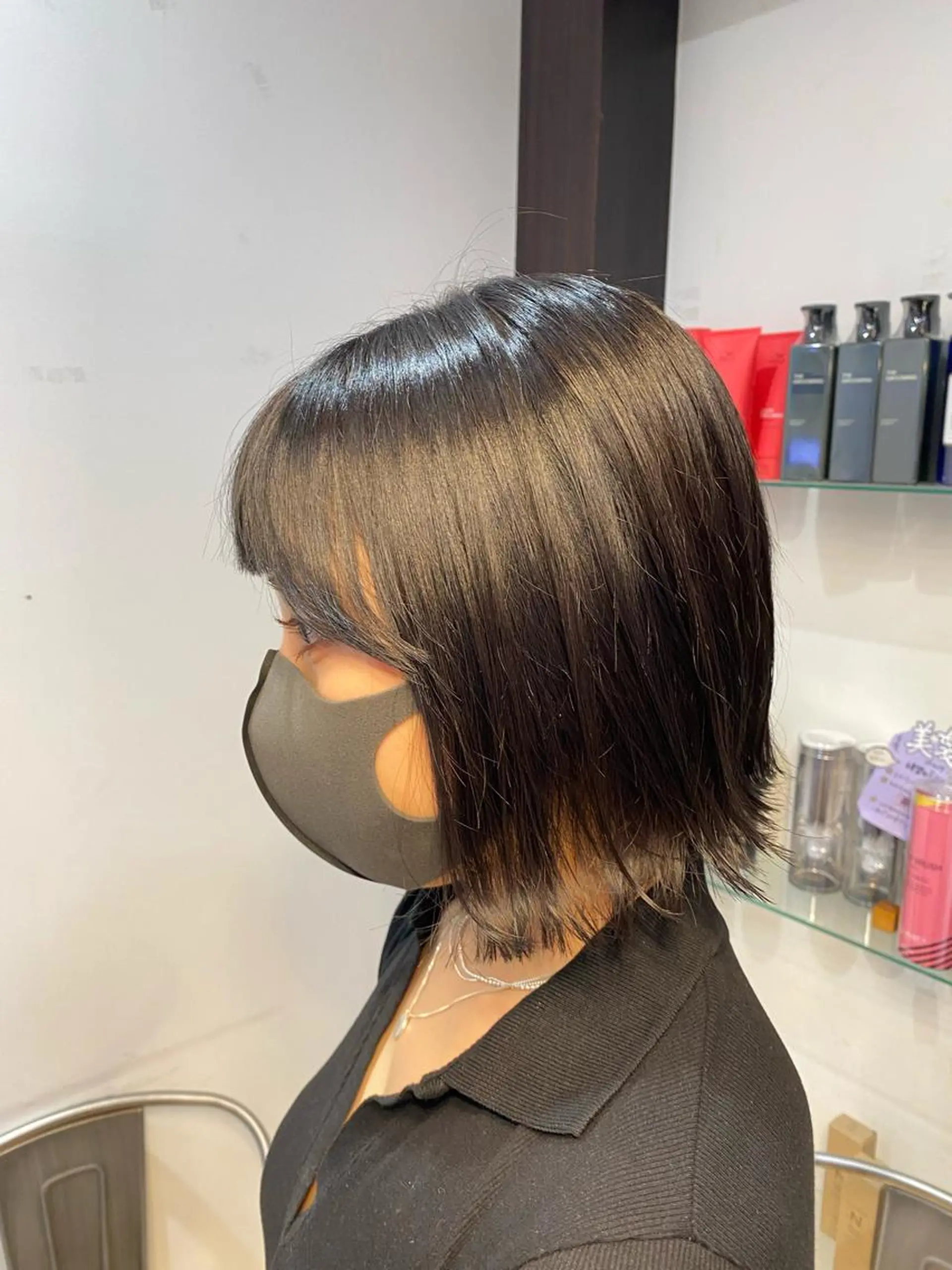 ショート カラー 酸スト/フェザー パーマ/三谷海斗のヘアスタイル