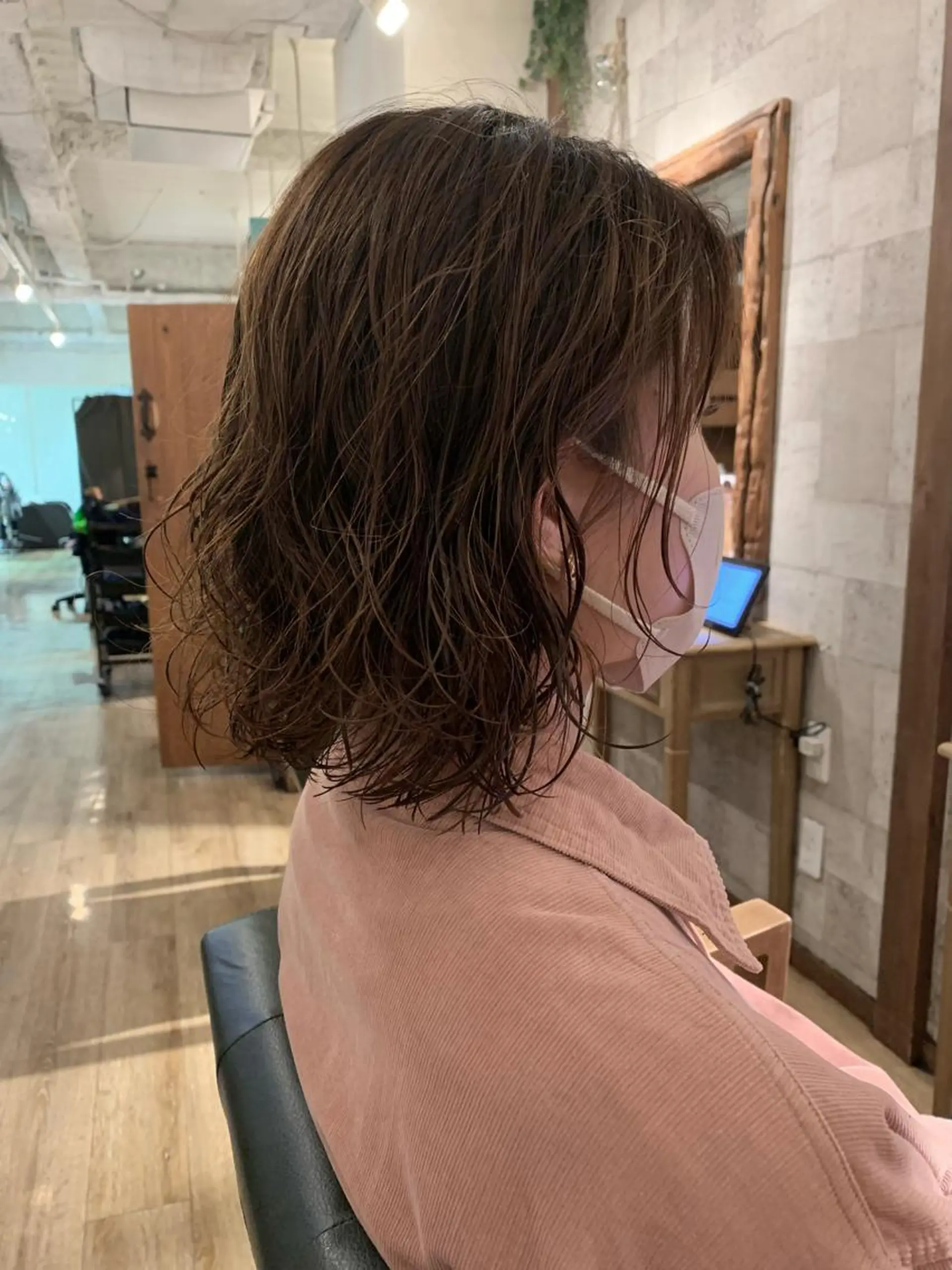 ショート パーマ ボブ カット パーマ トリートメント SALOWIN(サロウィン)広島並木通り所属・田村和範/似合わせ カラー/縮毛矯正のヘアスタイル