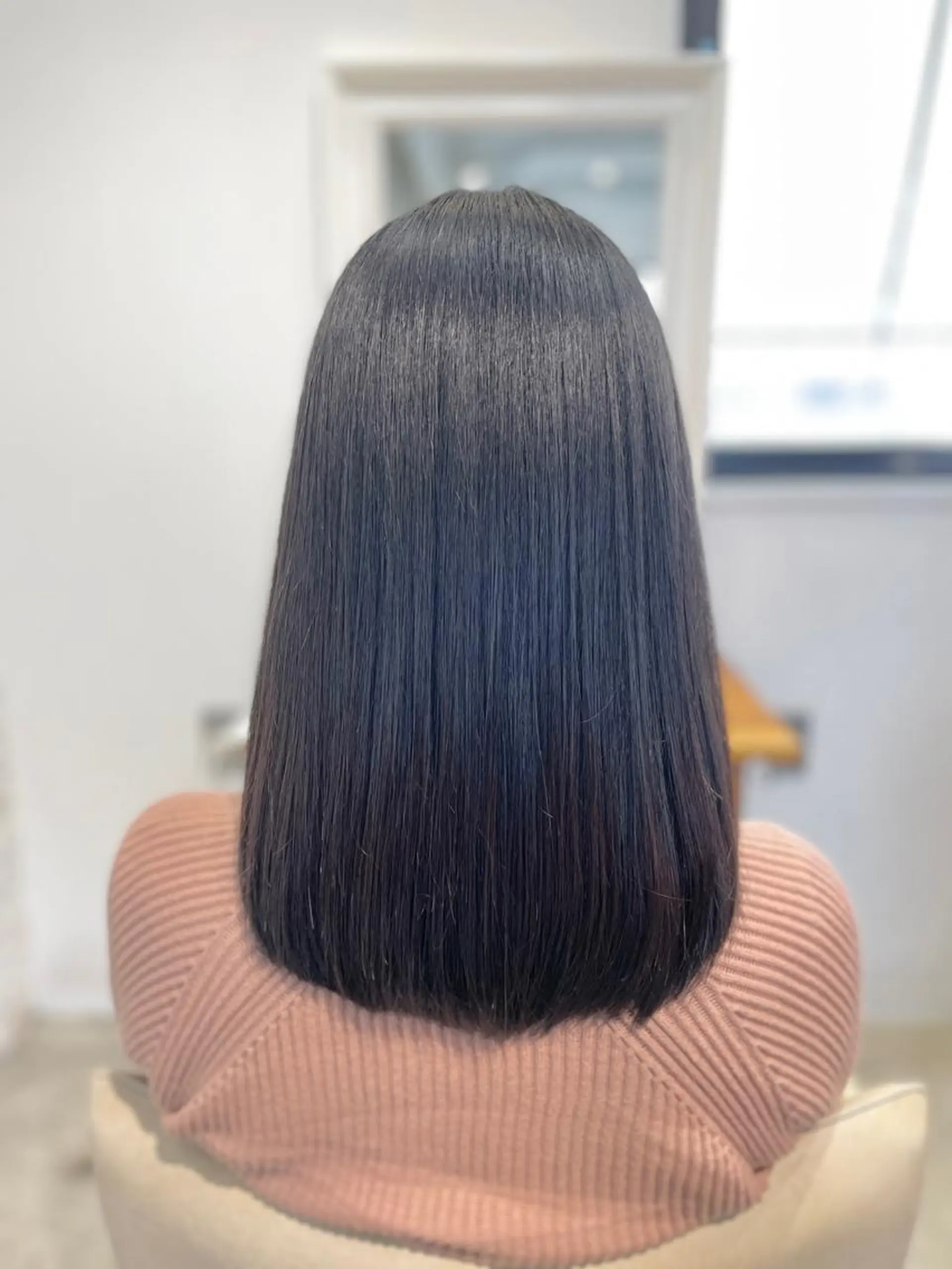 ミディアム ショートボブ ミディアムパーマ ボブ くせ毛 髪質改善 縮毛矯正 トリートメント salowin suite 柏所属・髪質改善特化 専門美容師オクダ♂のヘアスタイル