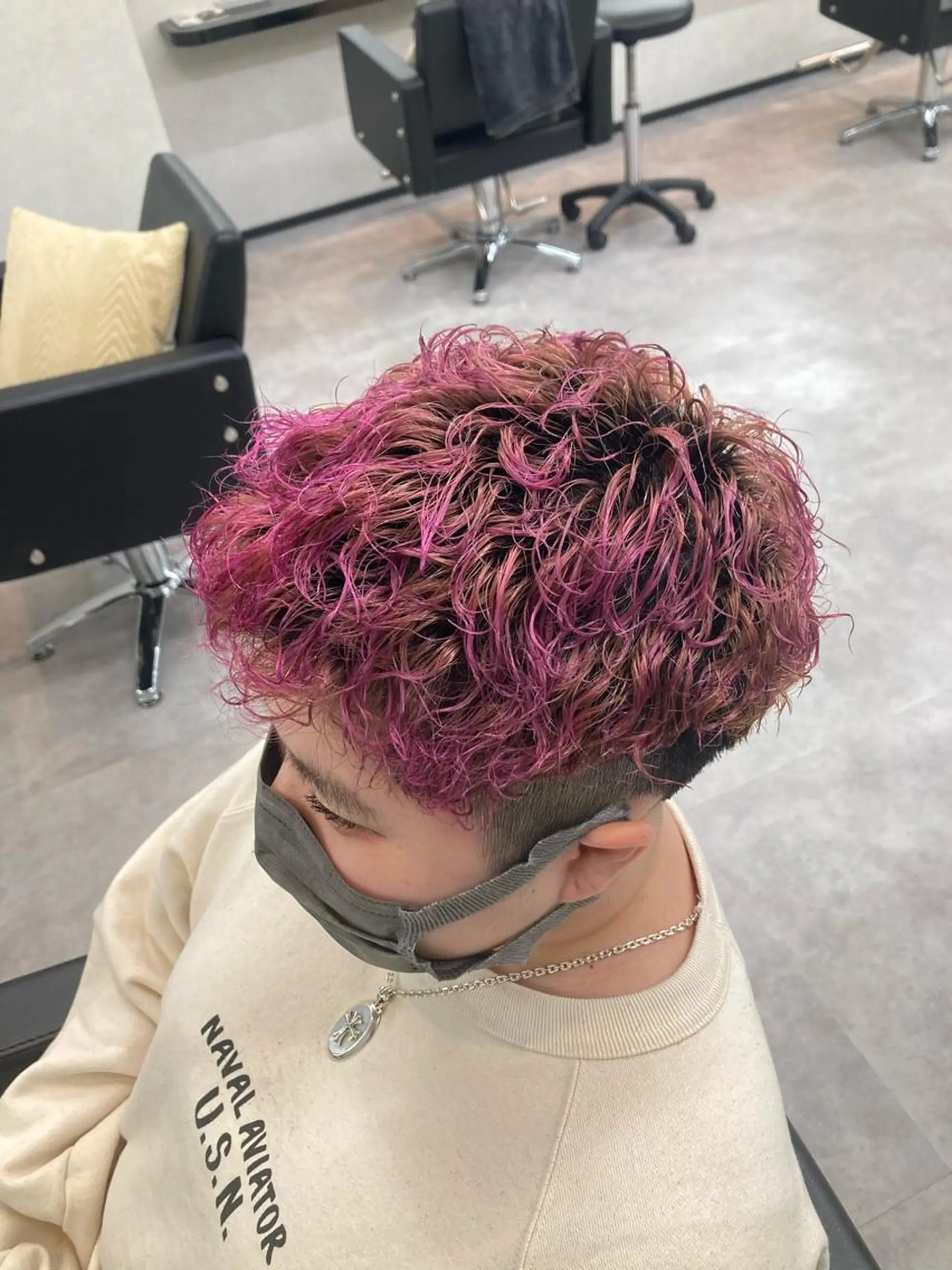 ショート パーマ カット パーマ トリートメント GINZA CAMINOIA 熊谷所属・鈴木 翔偉のヘアスタイル