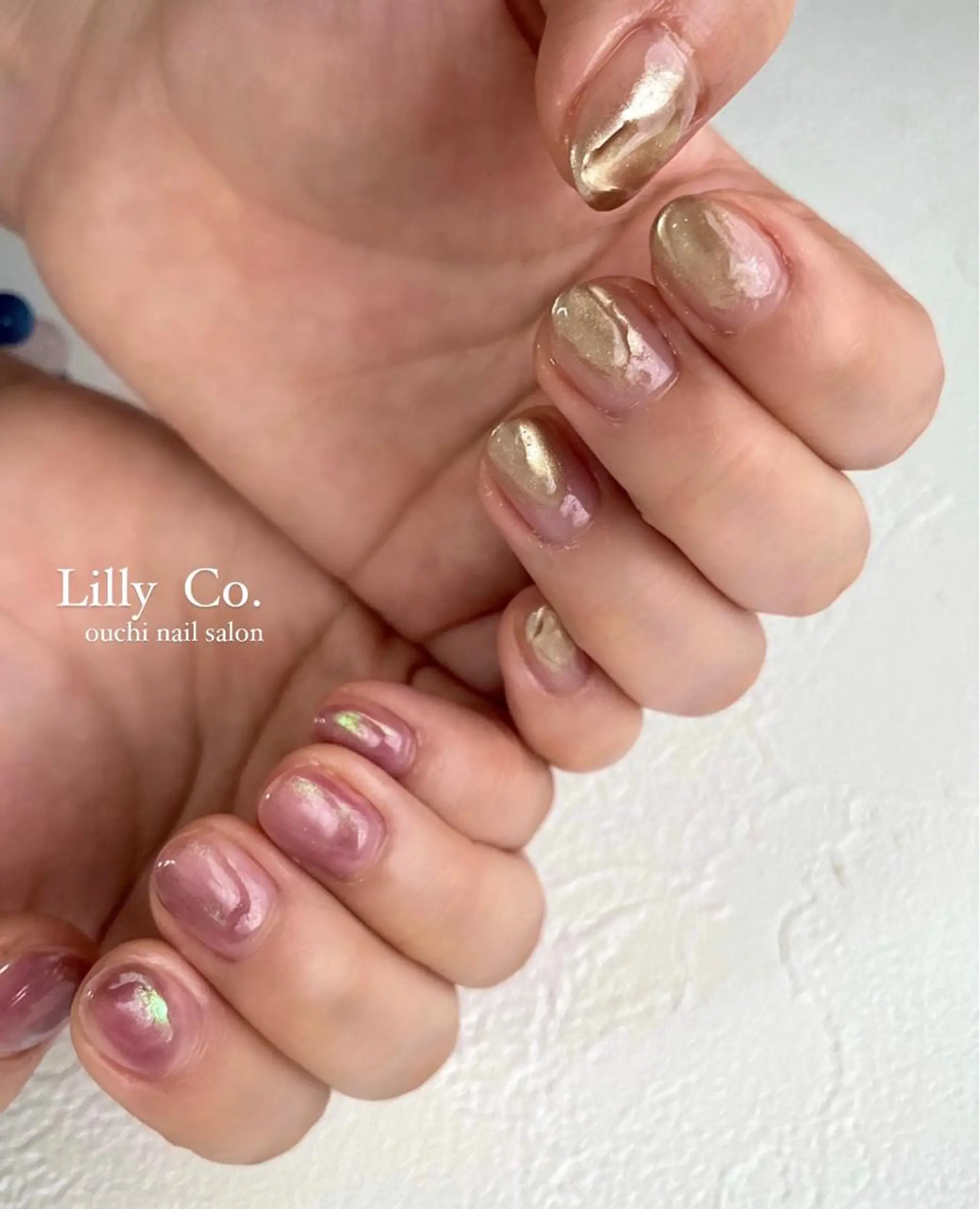 ネイル ニュアンスネイル ハンドネイル ハンドケア Lilly Co.のネイルデザイン