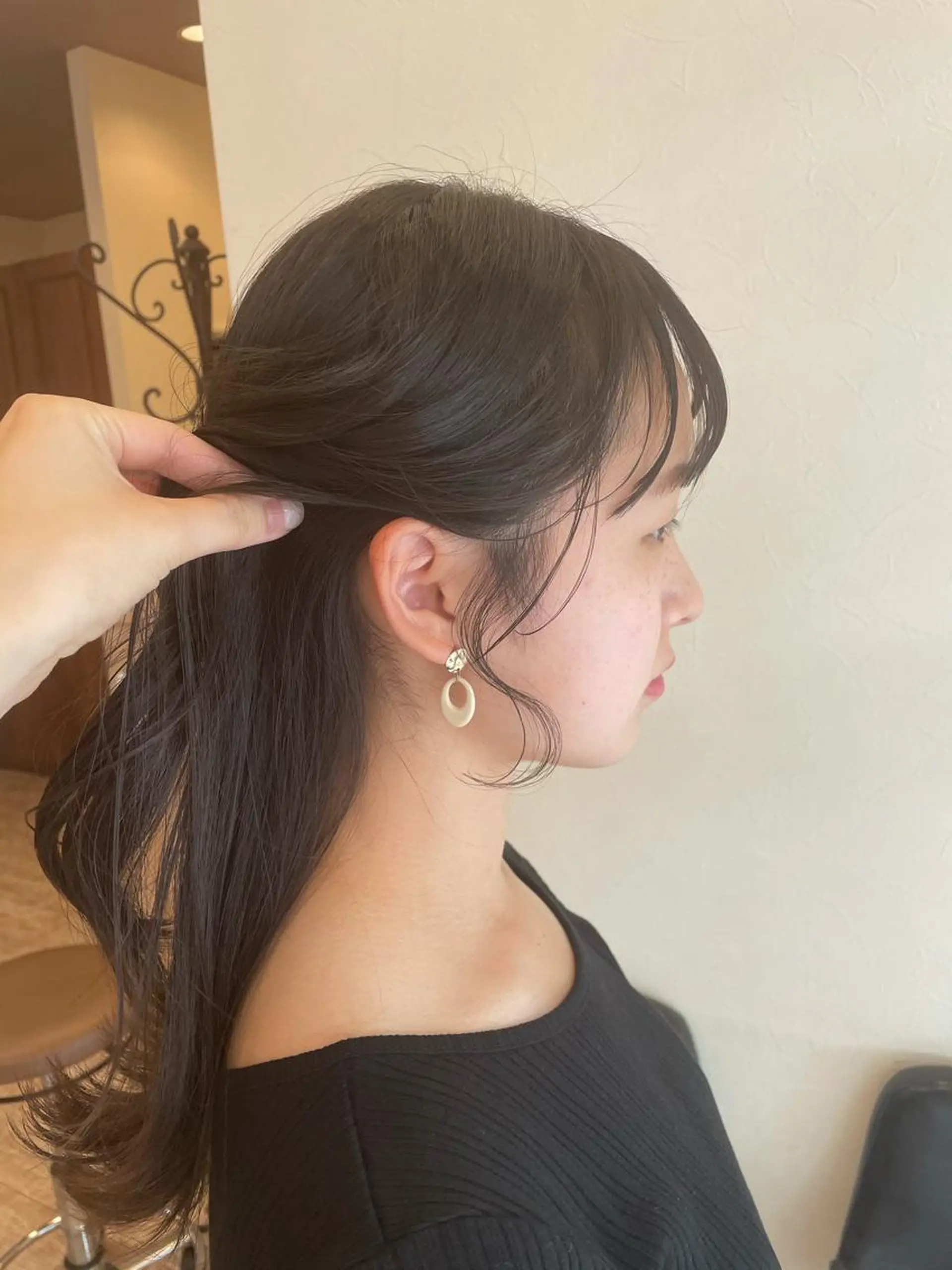 セミロング ヘアアレンジ SHANTi 飯塚 ヘアセット/髪質改善のヘアスタイル