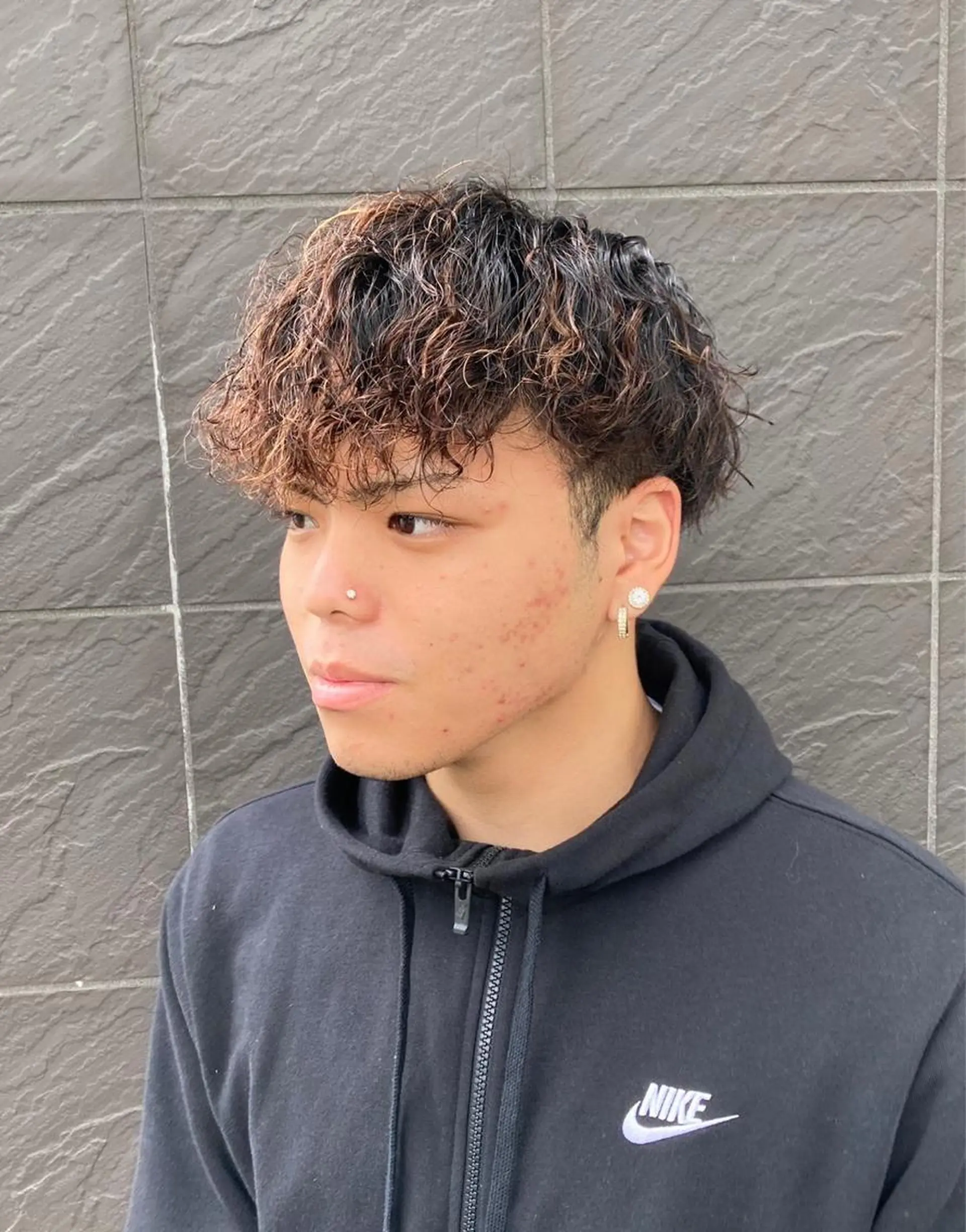 パーマ メンズ パーマ Fun  hair make所属・田牧 みゆきのヘアスタイル