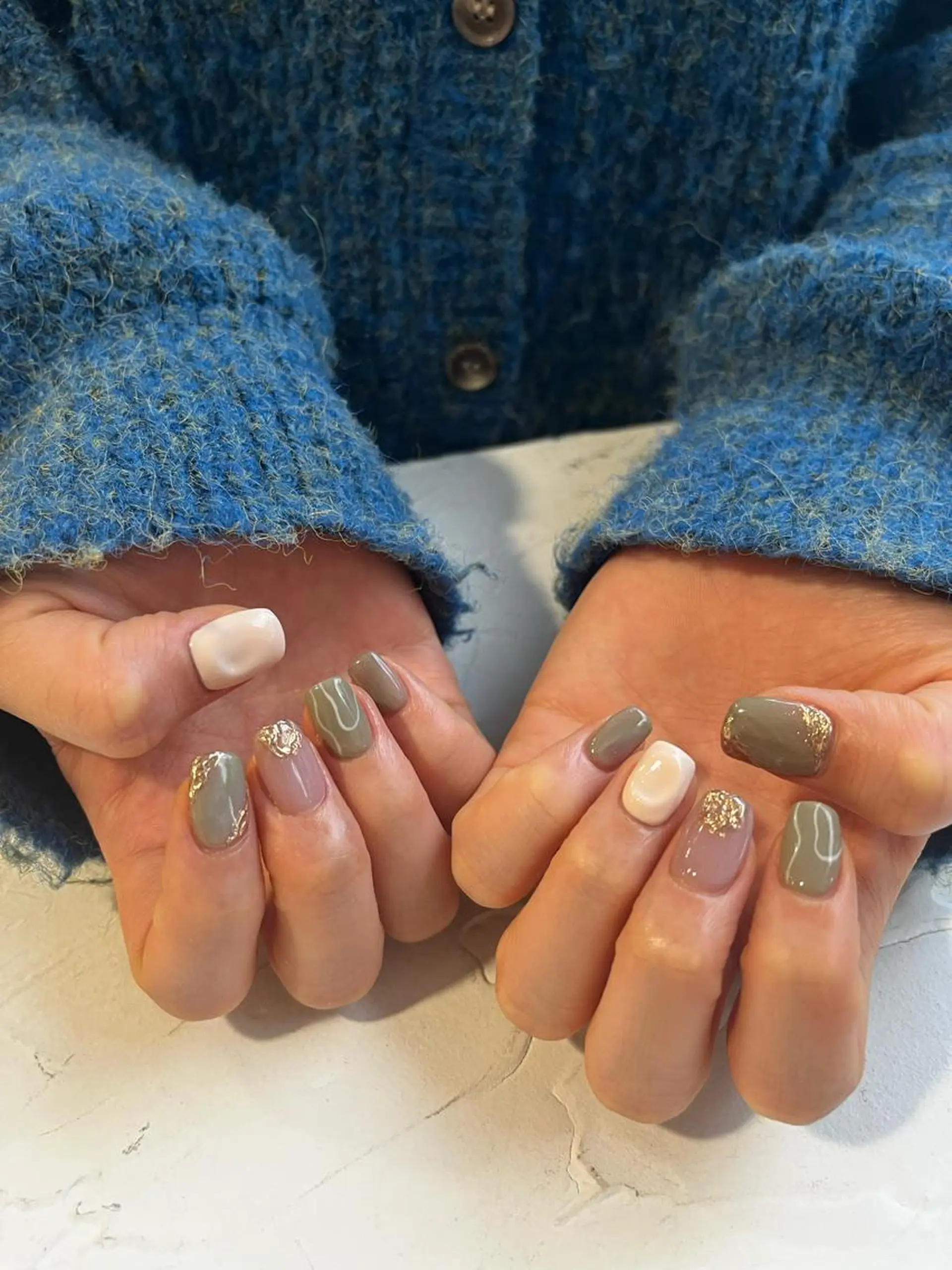 ネイル ニュアンスネイル 小川 奈々花のネイルデザイン