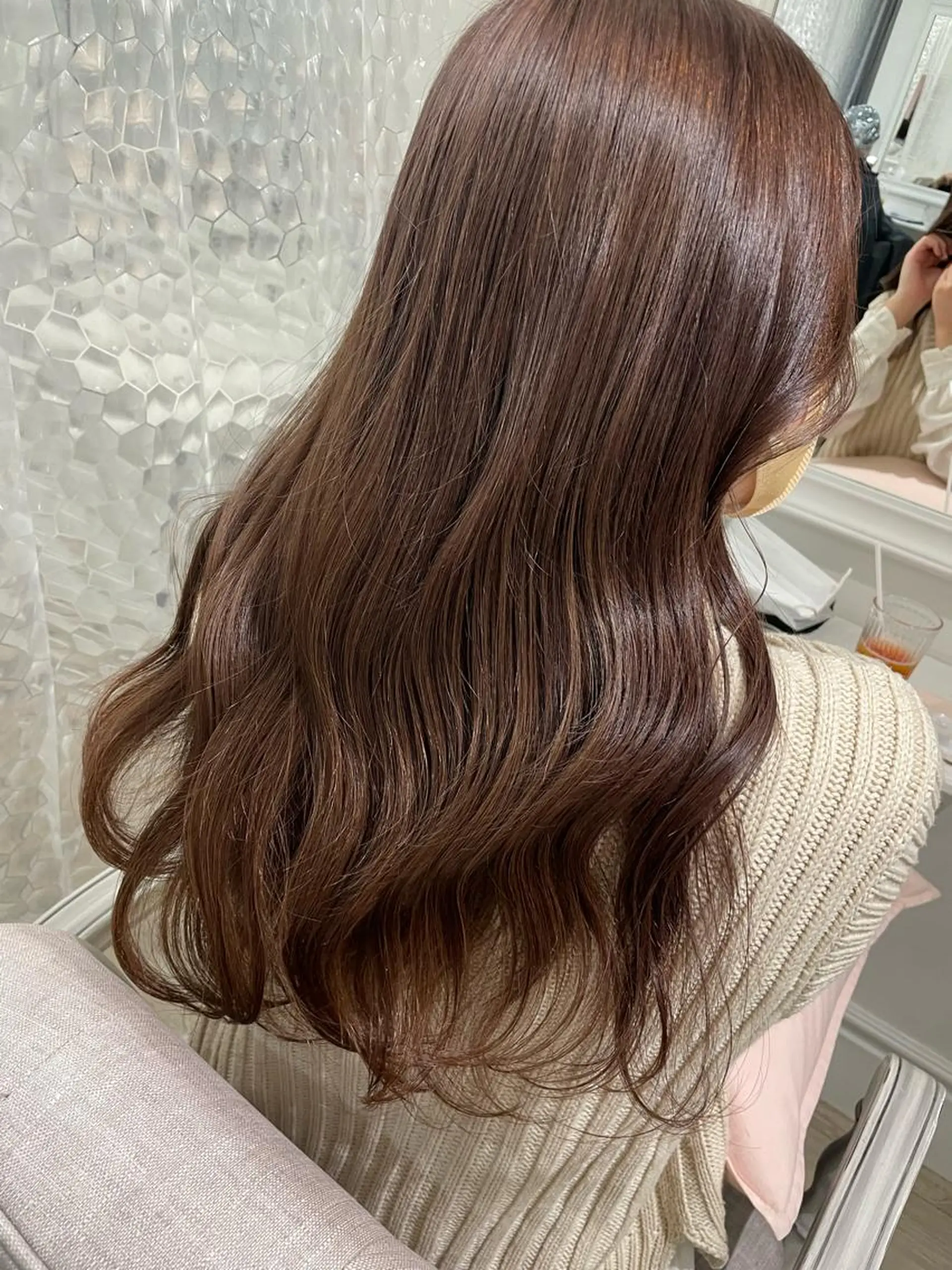 ロング カラー カット ヘアカラー HARUKA韓国ヘア /Luana梅田のヘアスタイル