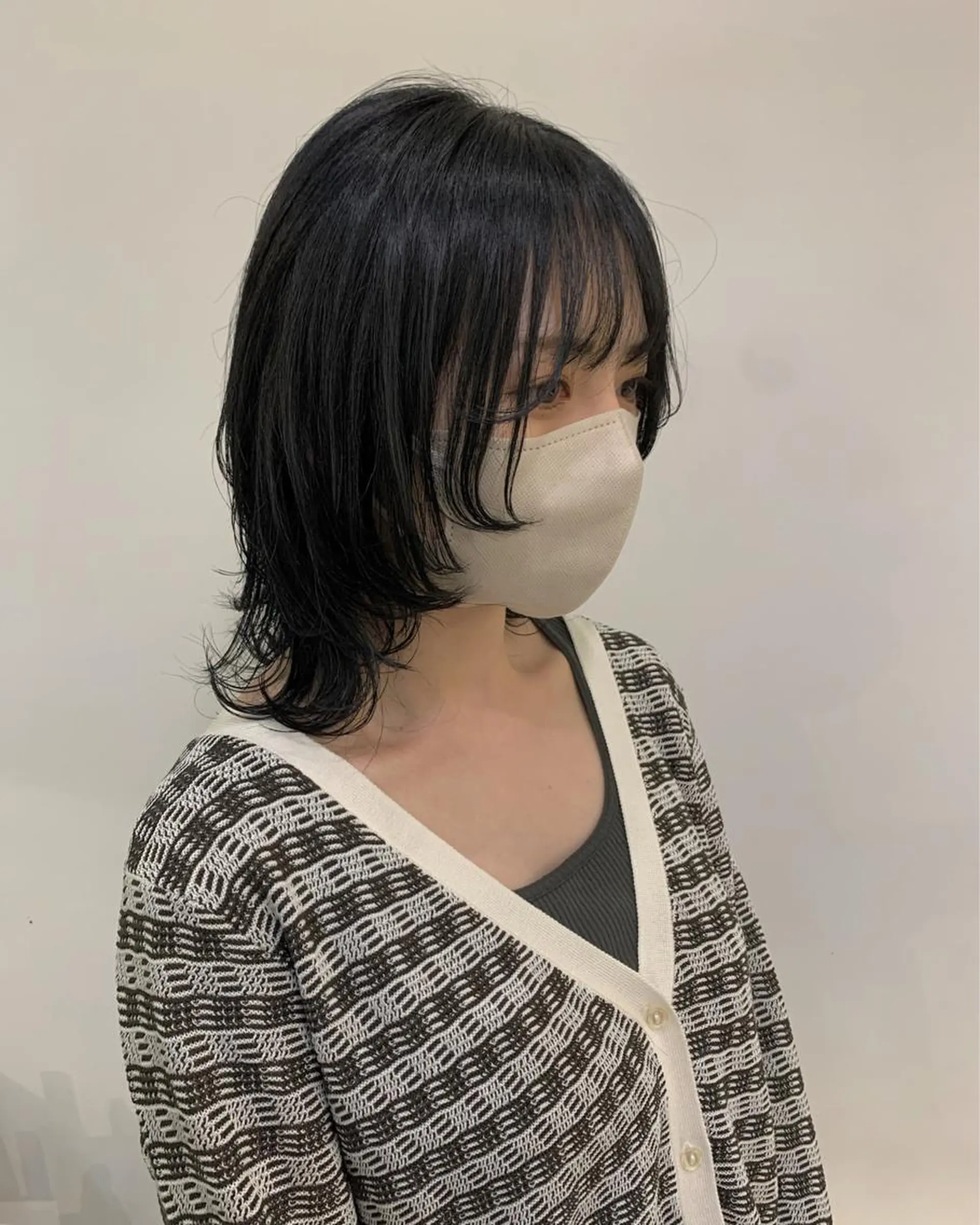 ショート ブリーチ/ウルフ ハッシュカット/石山のヘアスタイル