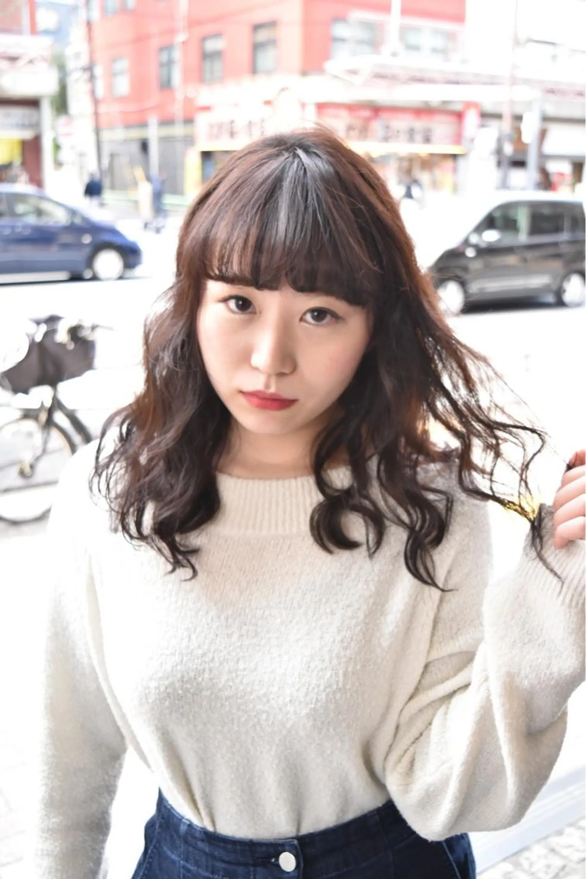 ミディアム パーマ N° jillva ♦️川端裕司♦️のヘアスタイル