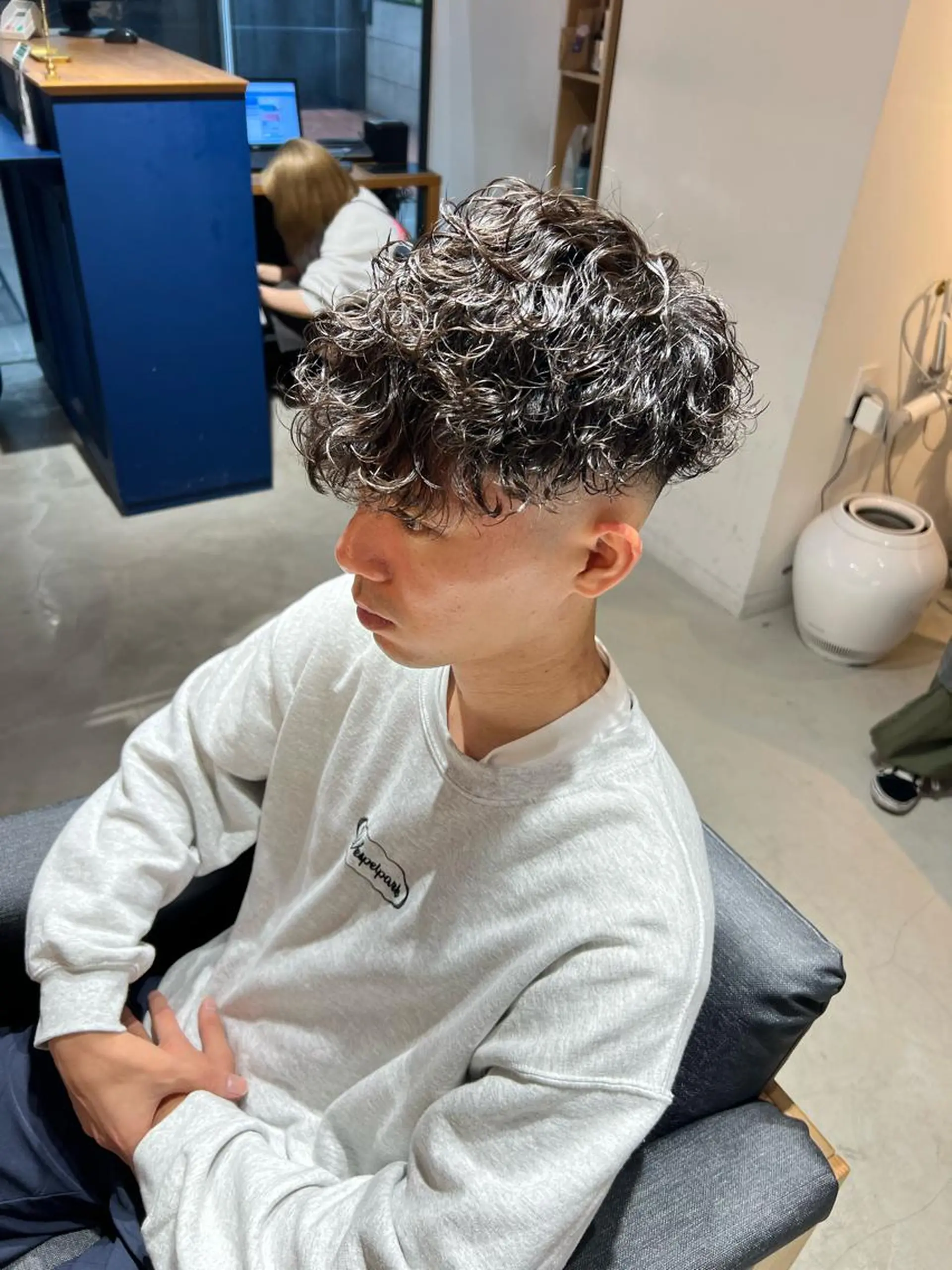 パーマ メンズ カット パーマ トリートメント メンズ専門　井藤 雅也のヘアスタイル