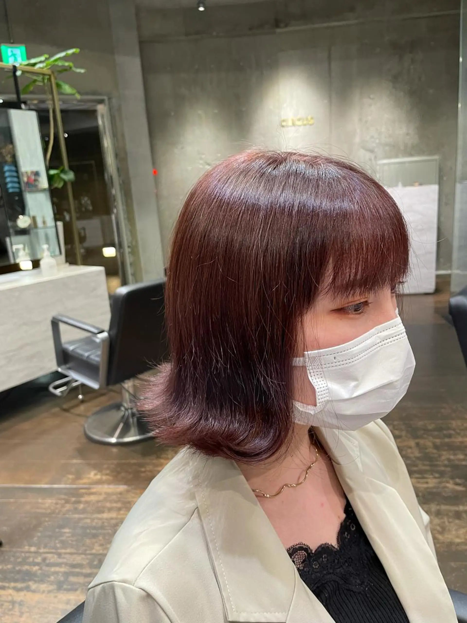 ショート カラー ブリーチ 透明感カラー ブリーチなしカラー レッドカラー 似合わせカット 🌈阿部辰洸🌈のヘアスタイル