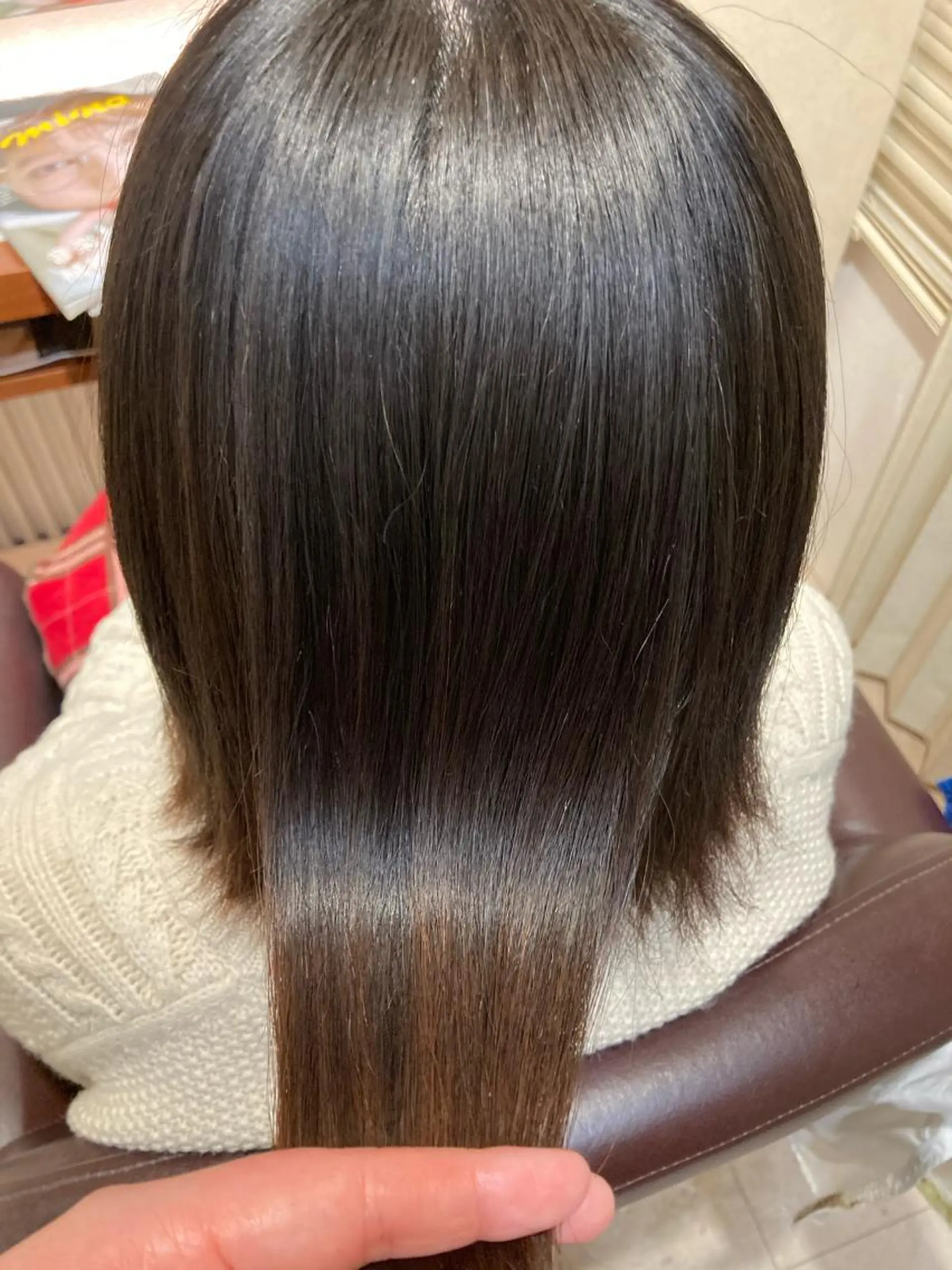 ミディアム 髪質改善/透明感 カラー/内藤有須加のヘアスタイル