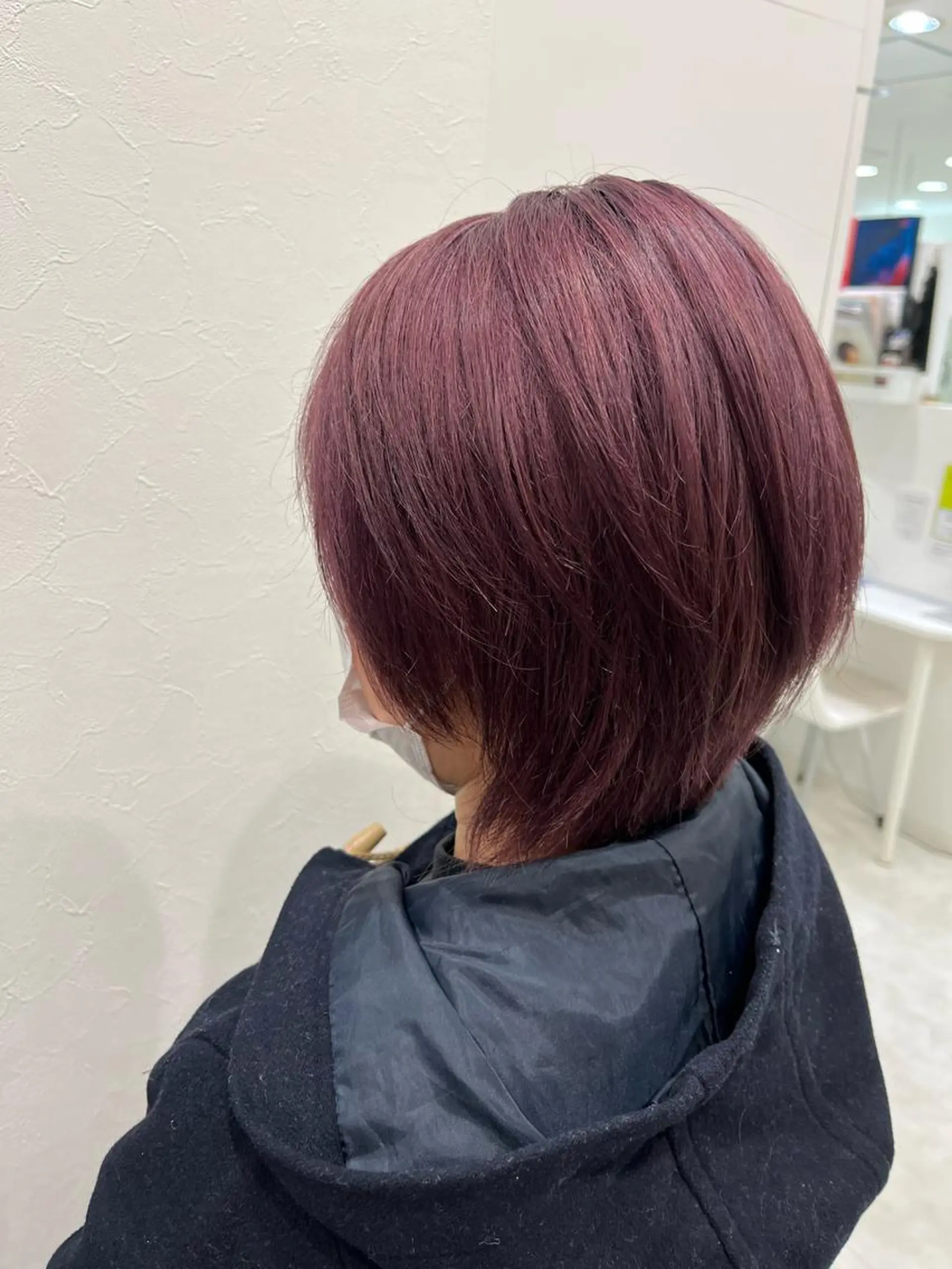 ショート カラー ピンクカラー バイオレットカラー バイオレットピンク カット ヘアカラー hair  Freak所属・山森 大地のヘアスタイル