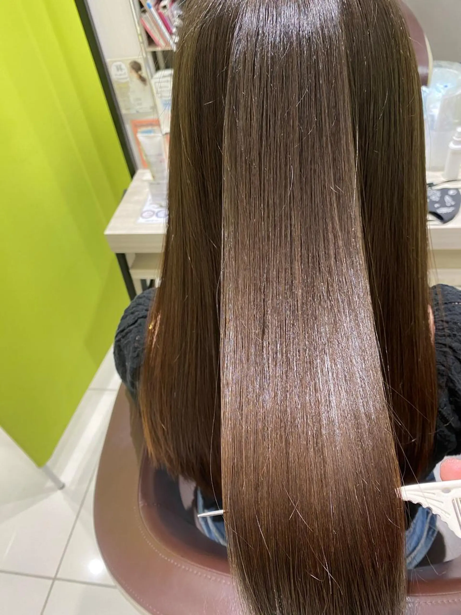 セミロング カラー 橋本 琉磨のヘアスタイル