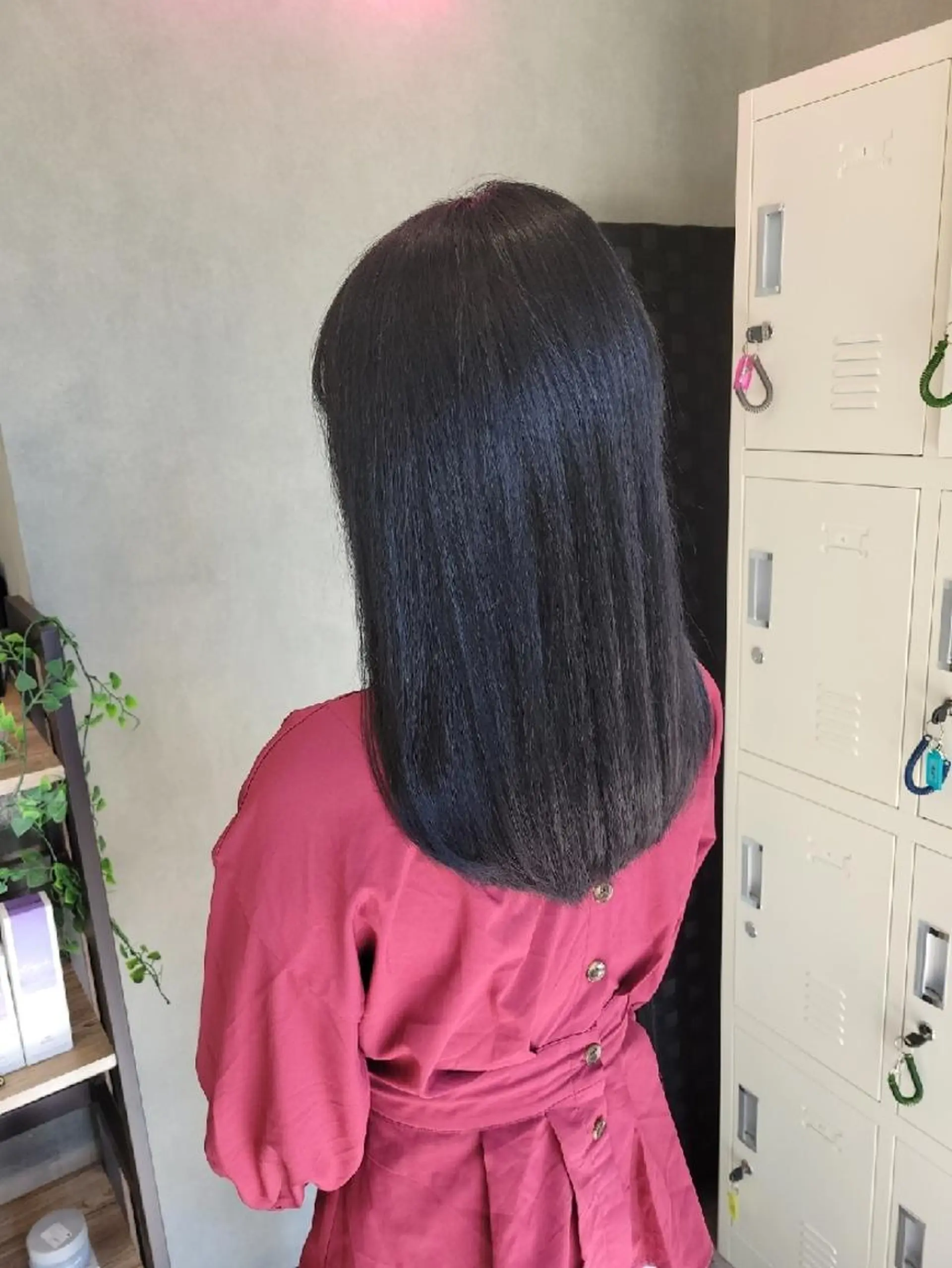 セミロング カラー 黒髪 ブルーカラー ブルーブラック 透明感カラー ダブルカラー レイヤー/ショート /山田譲治✂️のヘアスタイル