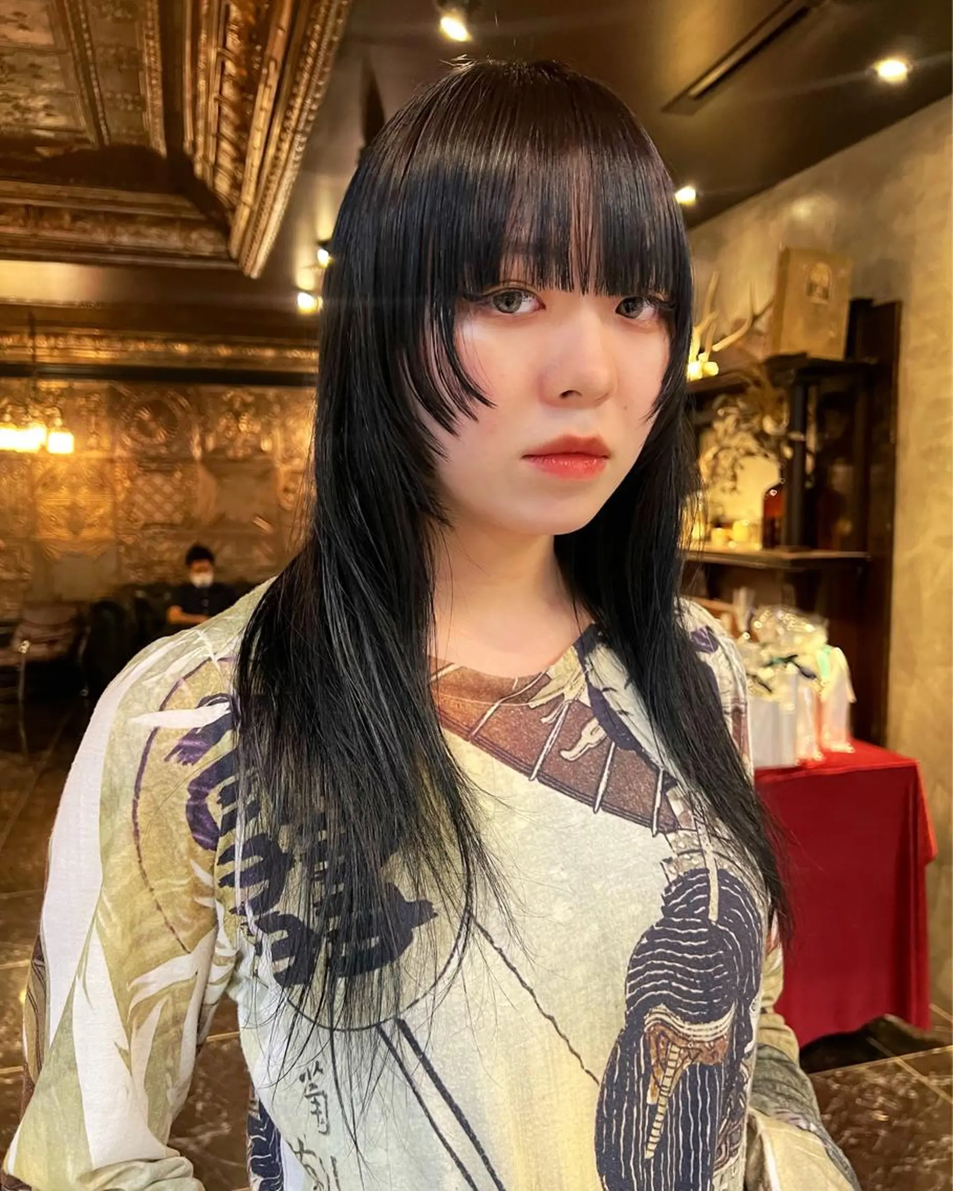 ロング カラー カット ヘアカラー トリートメント haco＋所属・圧倒的デザイン力 店長🎨RENAのヘアスタイル