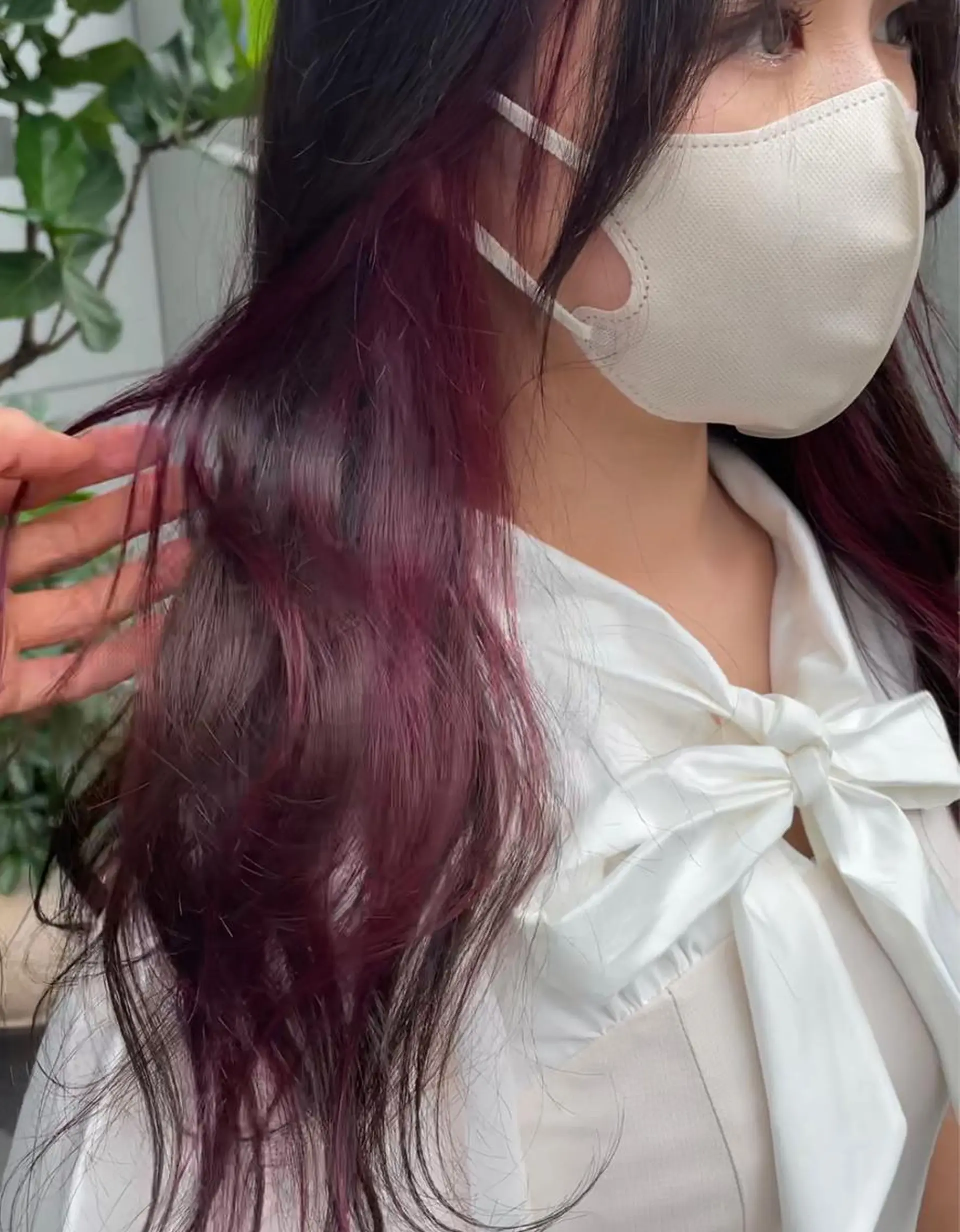 ロング カラー ヘアカラー トリートメント 古指 匠巳のヘアスタイル