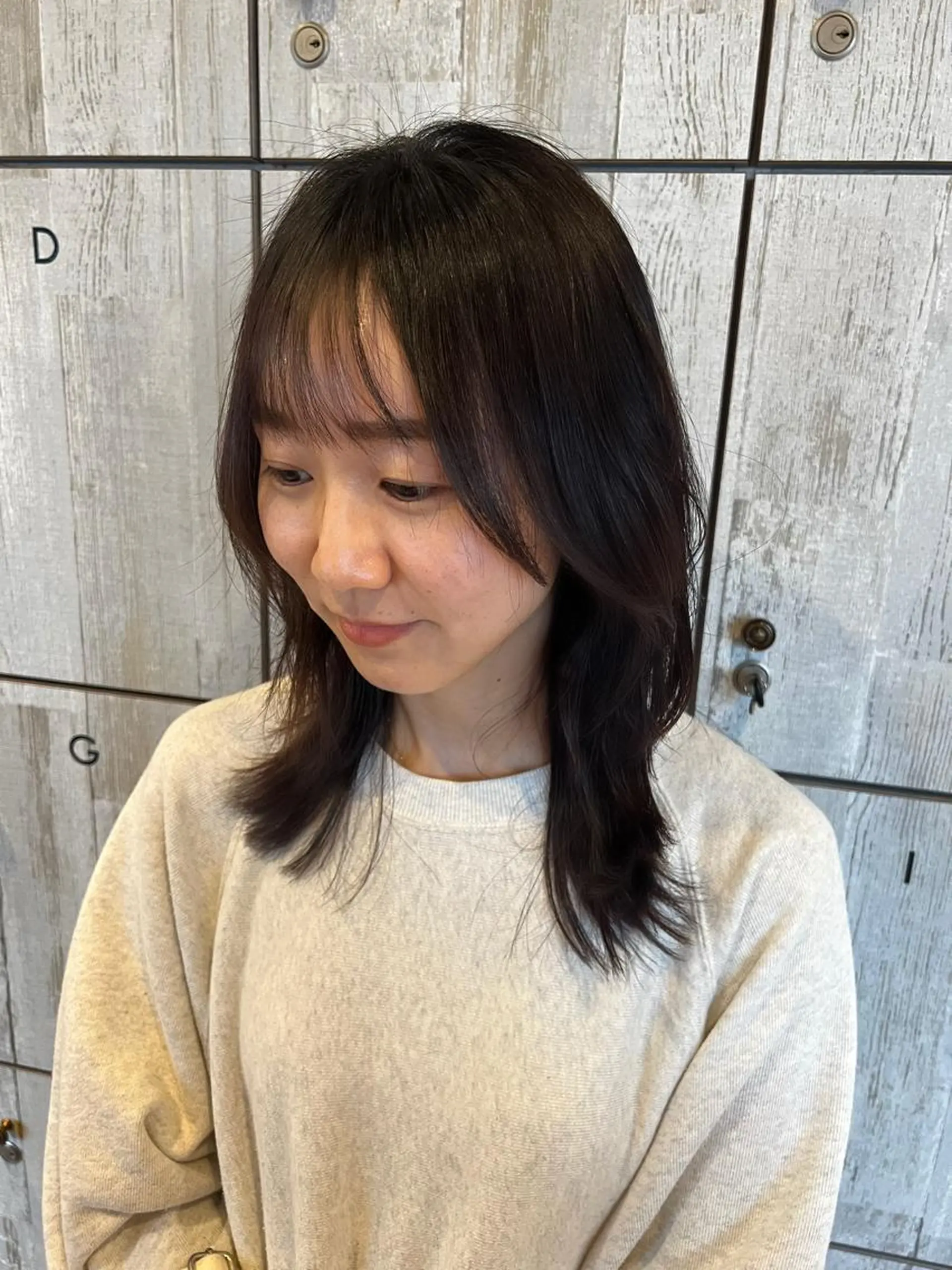 ミディアム アッシュ 韓国風カラー ボブ 髪質改善 韓国風ヘア 🌿寄り添い型美容師 🌿yuiのヘアスタイル