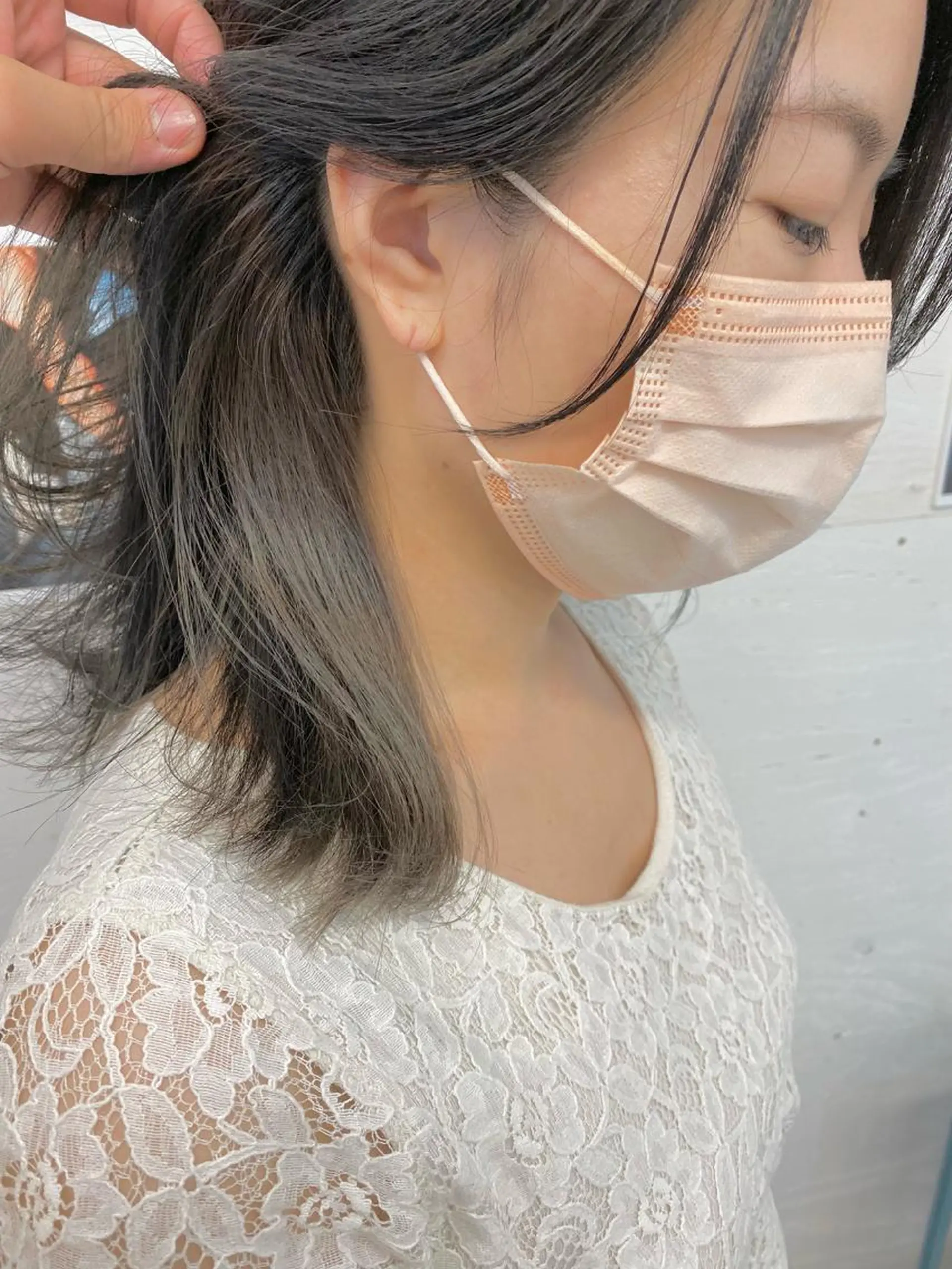 カラー ダメージレスブリーチ /艶髪/横須賀智也のヘアスタイル