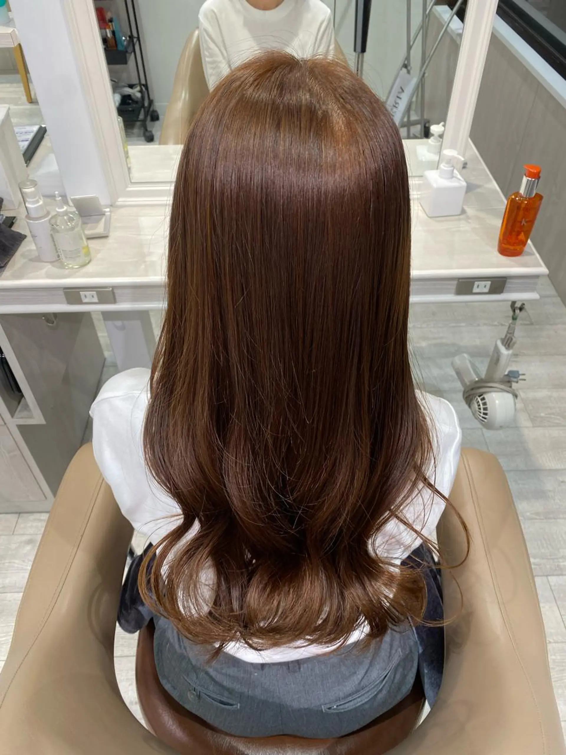 ロング カラー ブリーチ ブリーチなしカラー Ash本八幡 🩵ྀི菊地のヘアスタイル