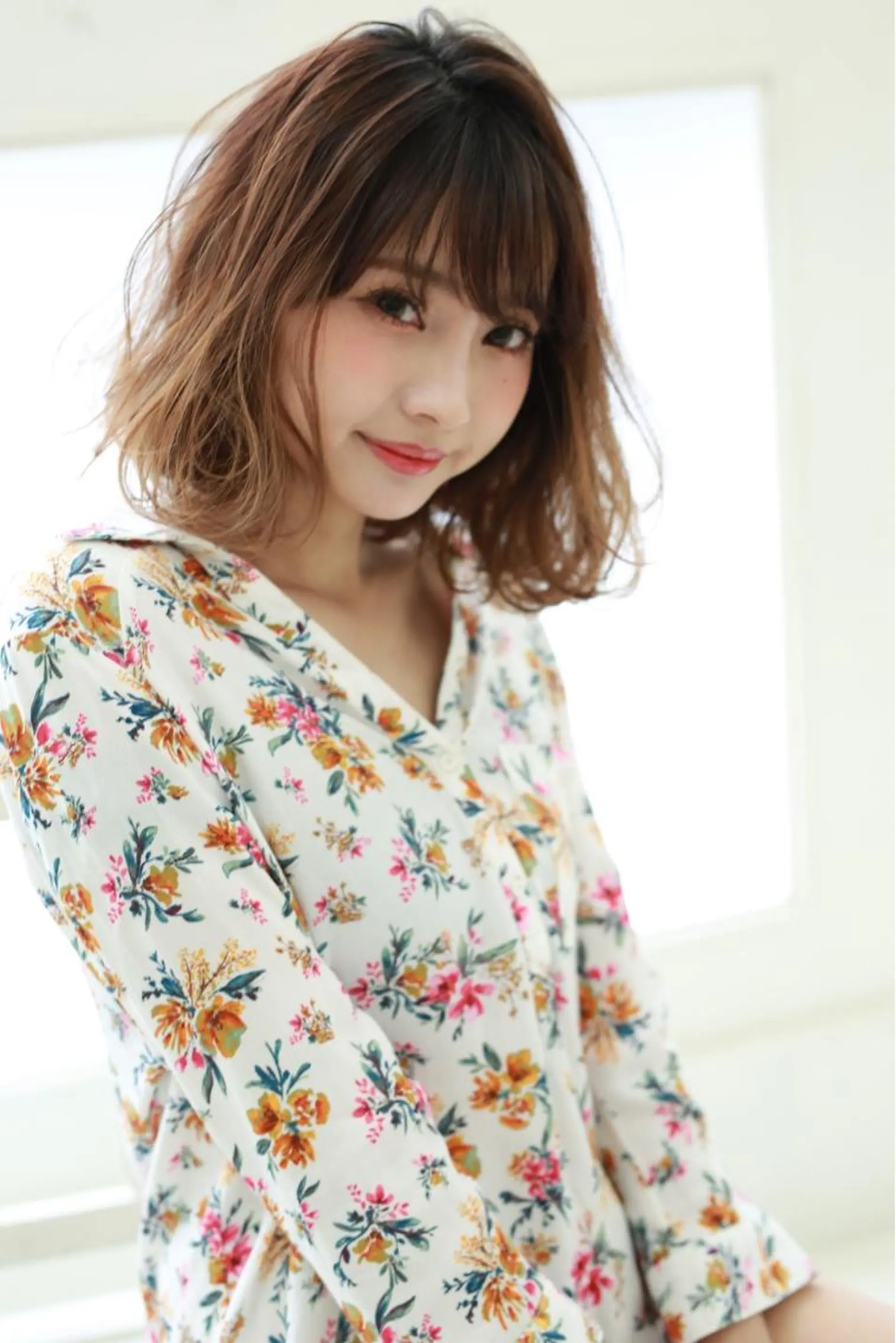 ミディアム ヘアアレンジ 指名支持率NO.1 スタイリストのヘアスタイル