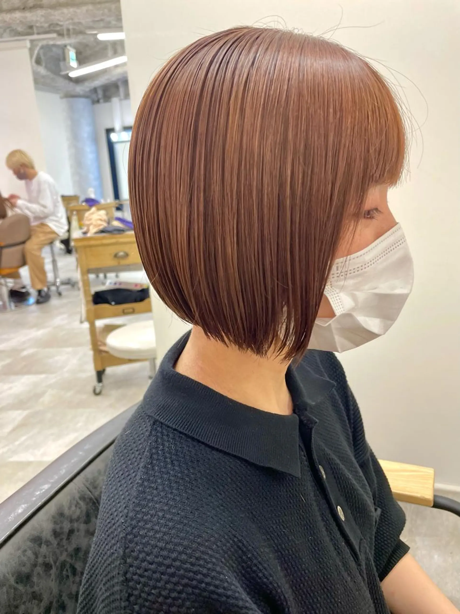 ショート カラー カット ヘアカラー 🔵暗髪　特化🔵 梅田・増田のヘアスタイル