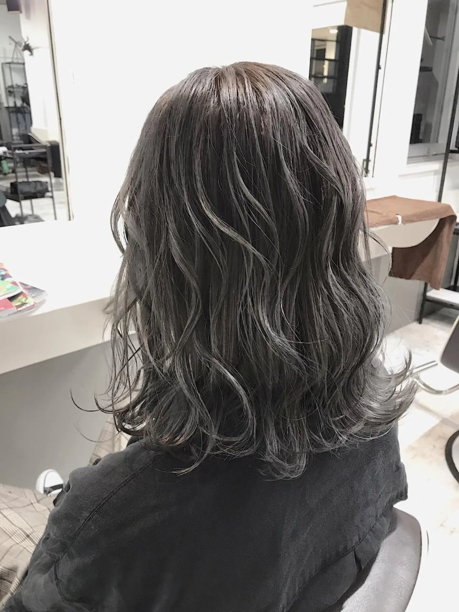 ミディアム カラー ヘアカラー トリートメント lani 天神大名/ブリーチのヘアスタイル