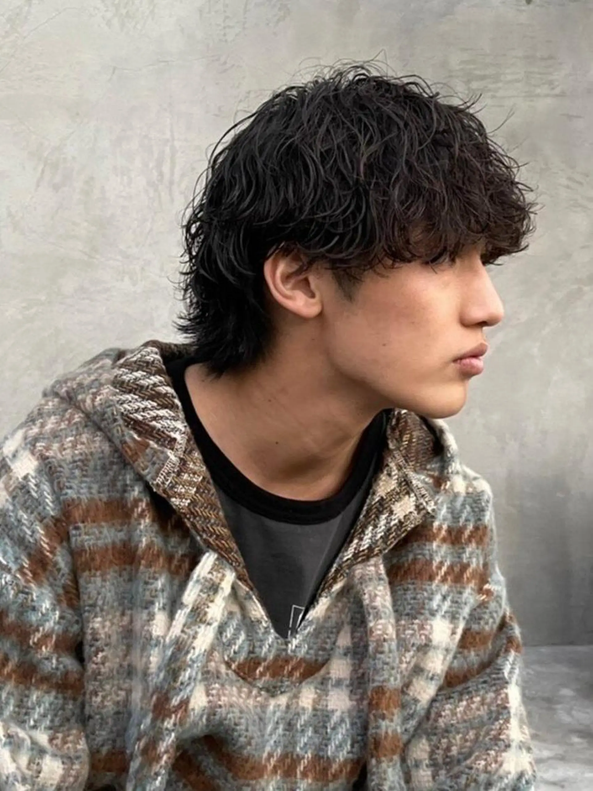 ショート パーマ メンズ メンズパーマ 波巻きパーマ fifth  SAKAE所属・SENTA✨メンズ パーマ✨fifth栄のヘアスタイル