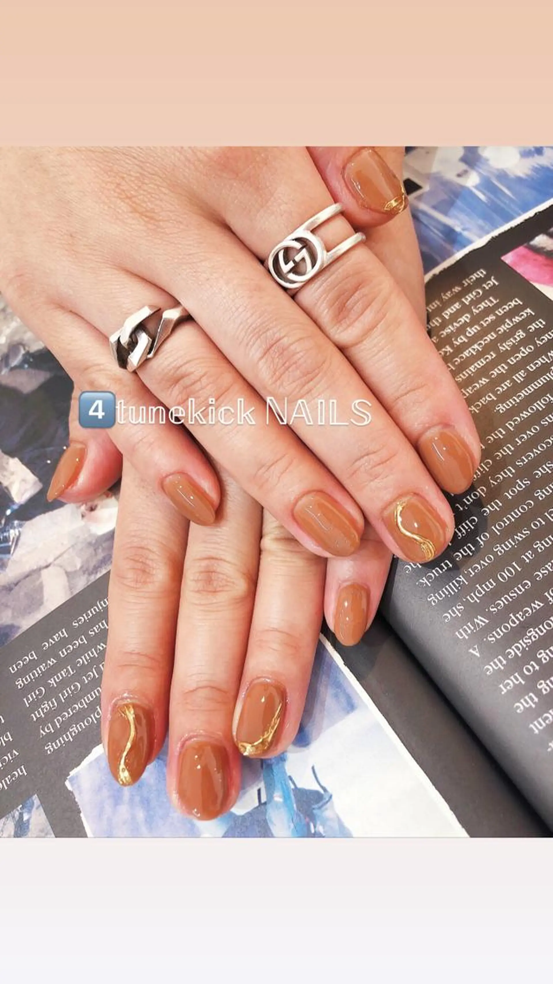 ネイル ミラーネイル 4tunekick NAILS(フォーチュンキックネイルズ)所属・光森 淳子のネイルデザイン