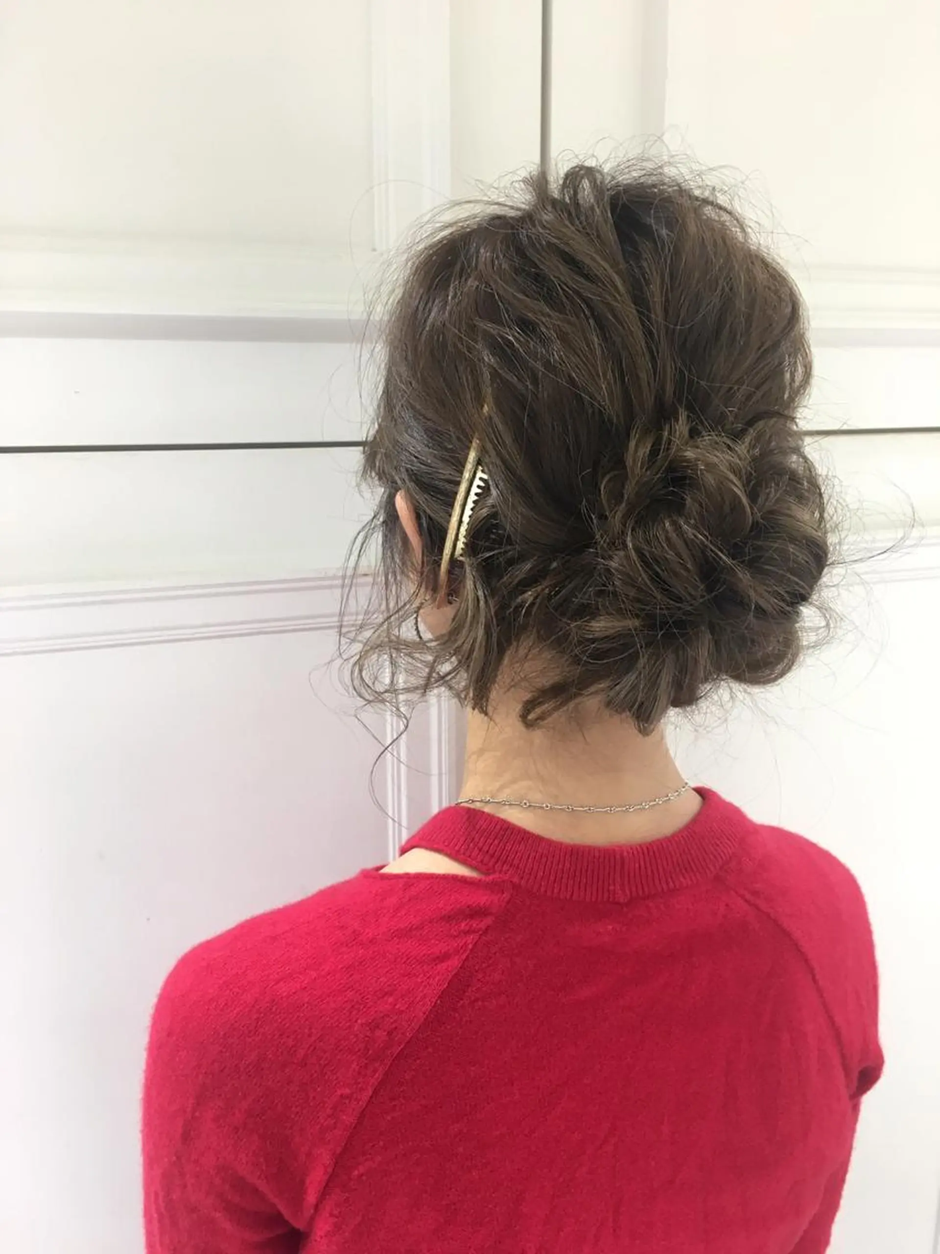 ミディアム ヘアアレンジ Neolive caffのヘアスタイル
