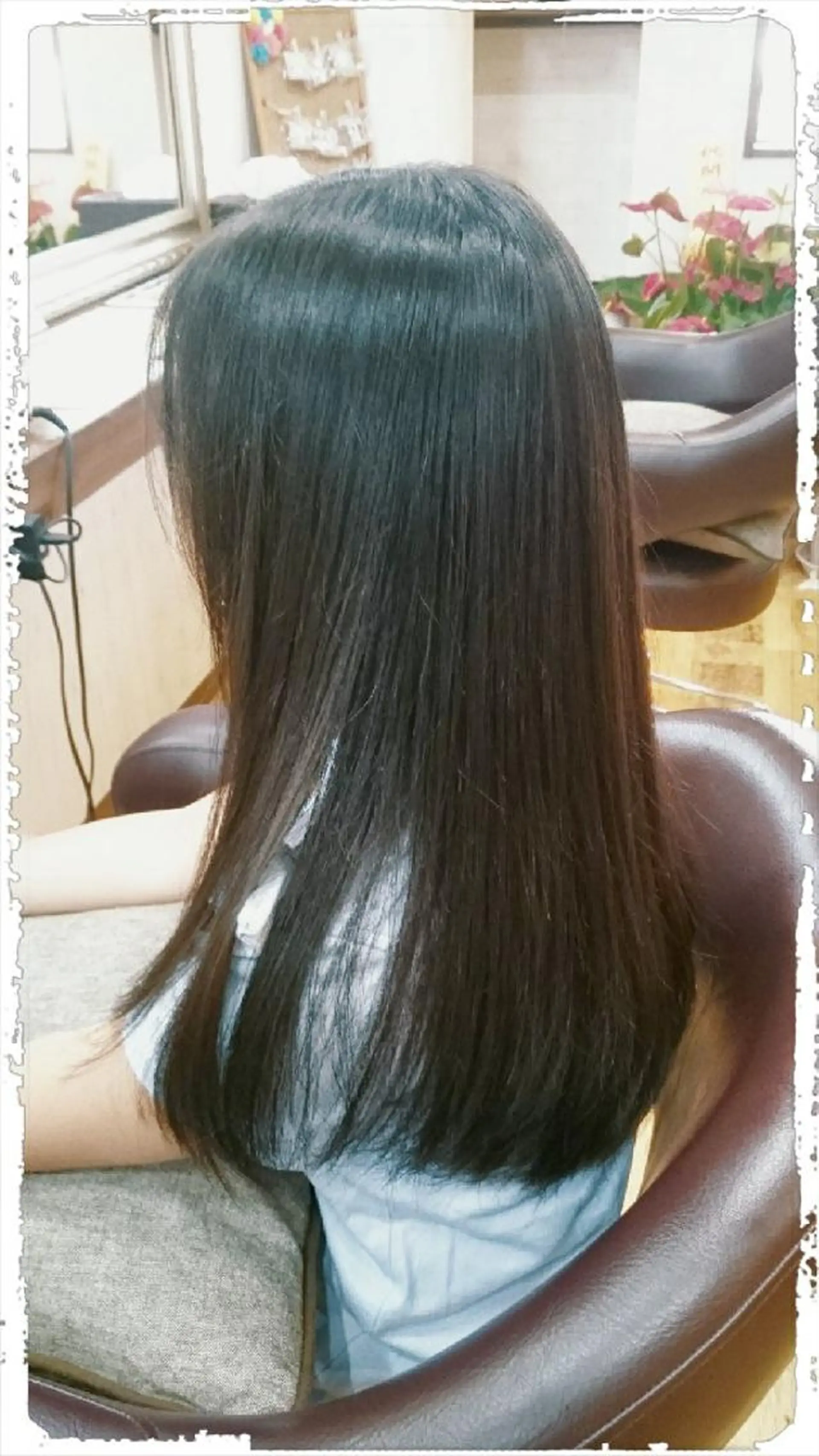 ロング 縮毛矯正 酸性ストレート RIN hair factory所属・松本 清輝のヘアスタイル