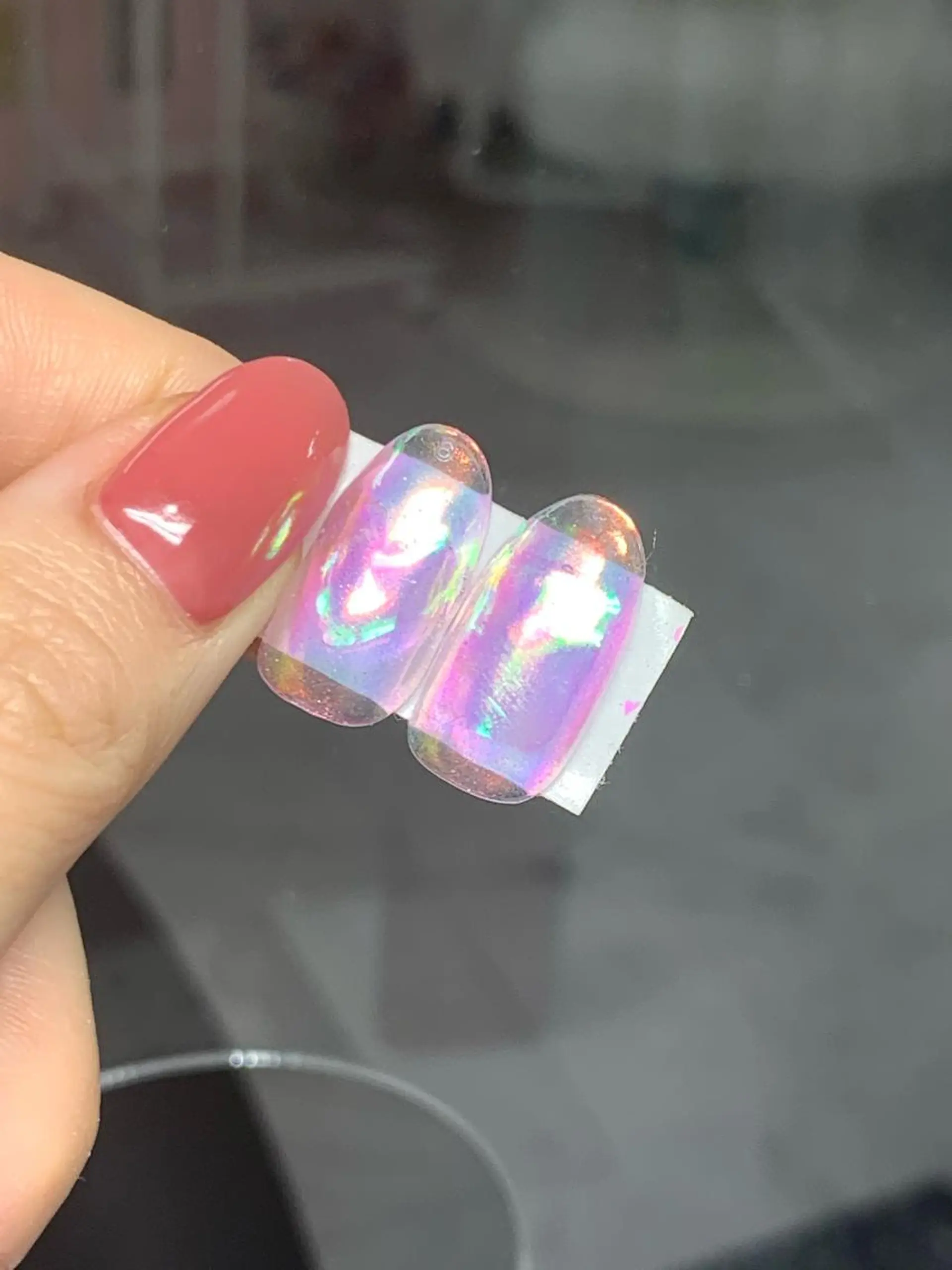 ネイル 氷ネイル・うるうるネイル ハンドネイル clover nailのネイルデザイン