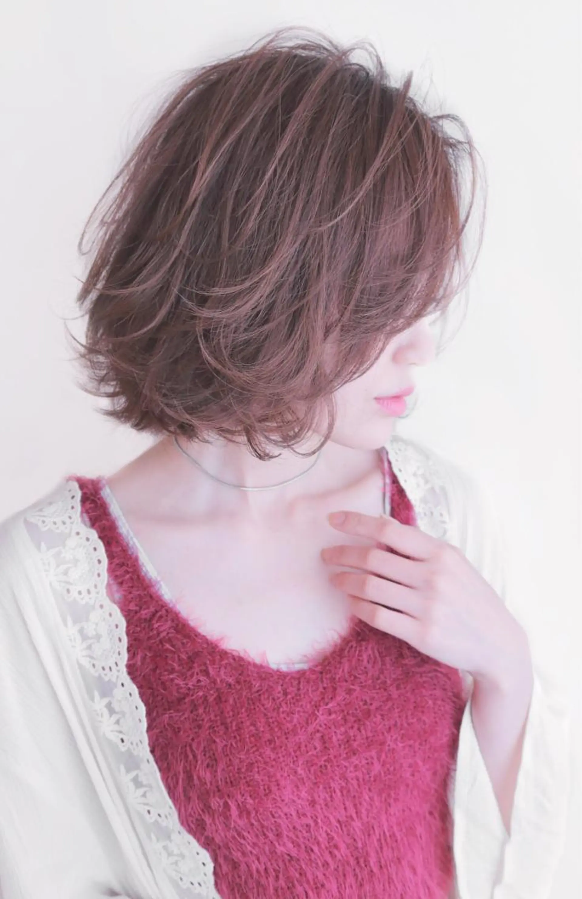 ミディアム カラー ヘアカラー トリートメント 🇰🇷韓国レイヤー 錦糸町【北山謙三】のヘアスタイル