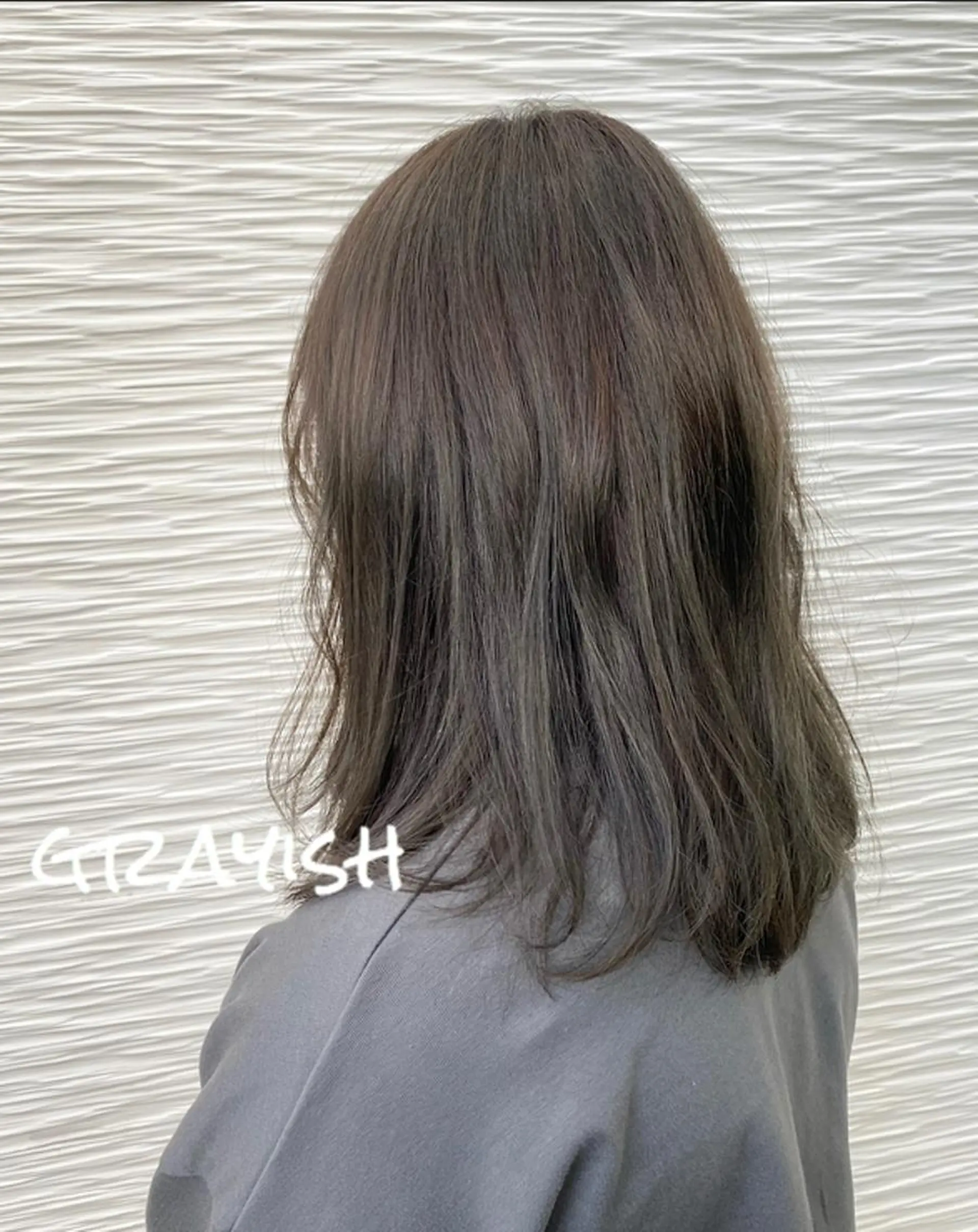 ミディアム カラー ブルーカラー ブラウンカラー オレンジ レイヤーカット 【浜松・豊橋】 ニシモトのヘアスタイル