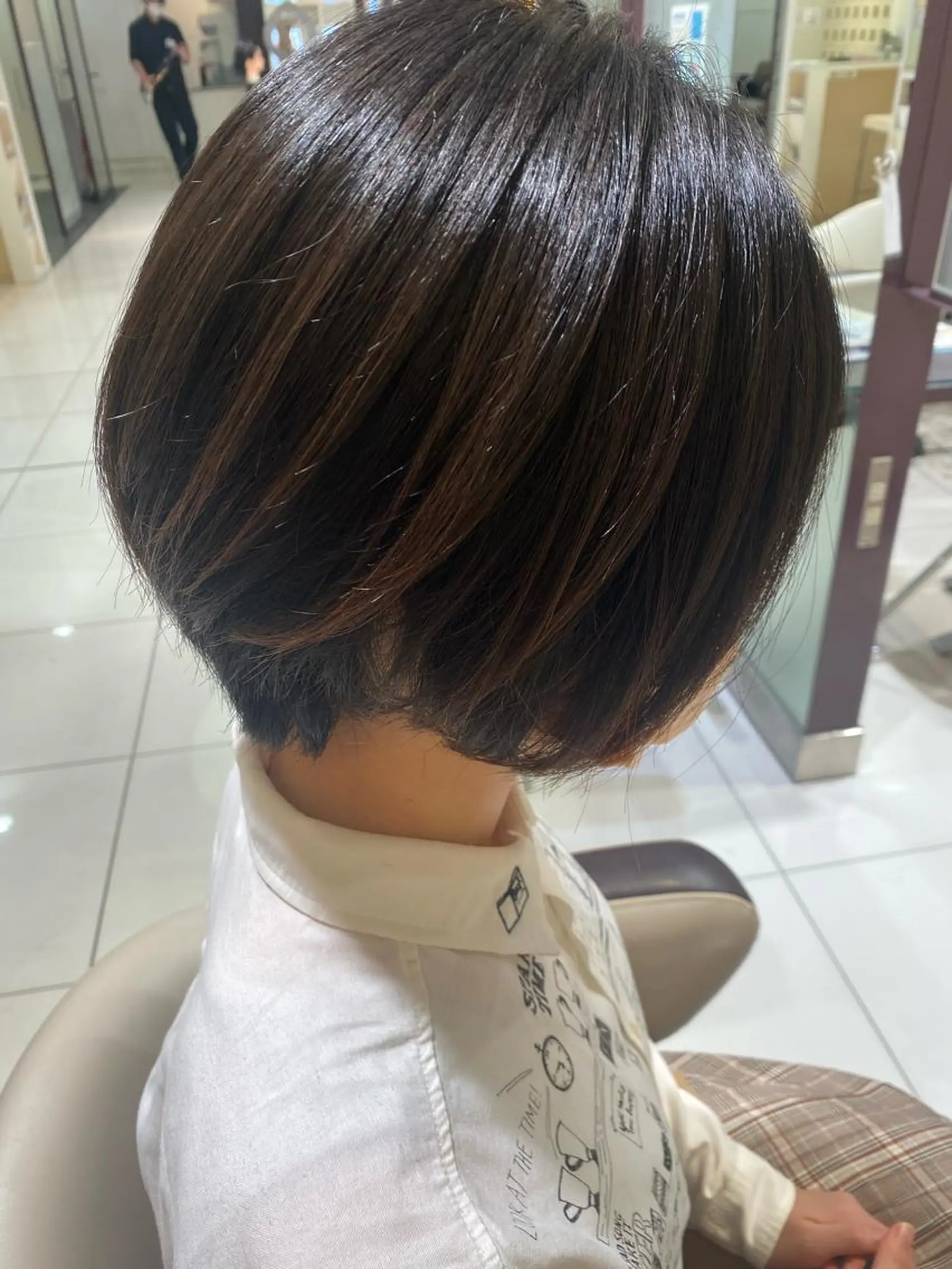 ショート 透明感カラー💜艶髪 sayakaのヘアスタイル