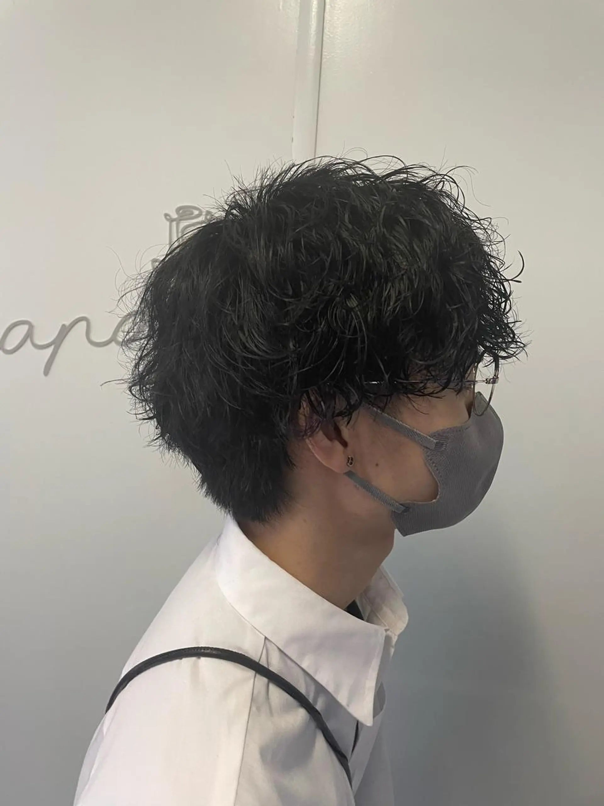 パーマ メンズ La fith hair ray 札幌店所属・顔まわり/W カラー/リョウのヘアスタイル