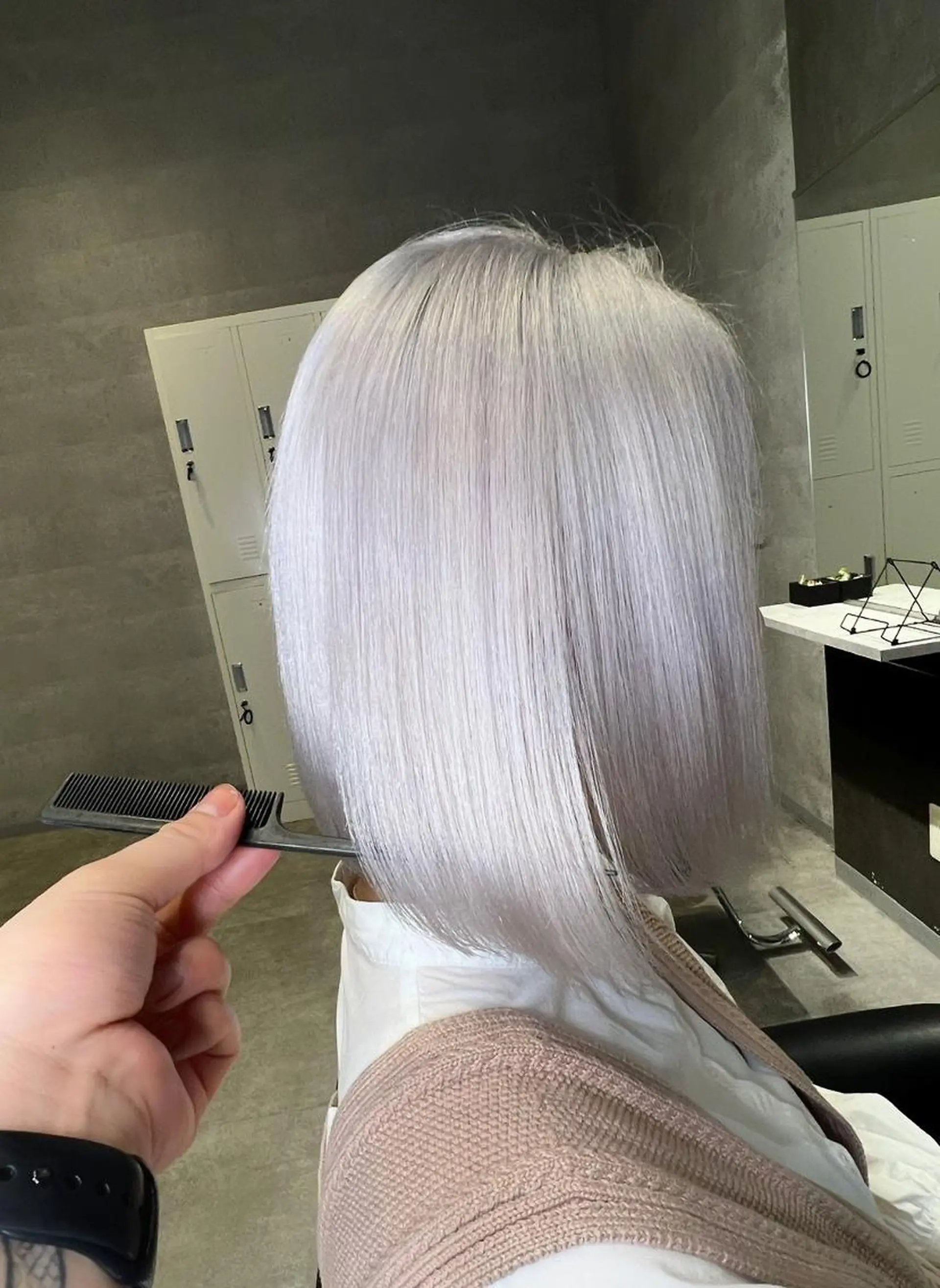 ミディアム 外国人風カラー ハイライト 髪質改善 似合わせカット トリートメント カット ヘアカラー トリートメント BUCKS【天王寺】 バックス【駅30秒】のヘアスタイル