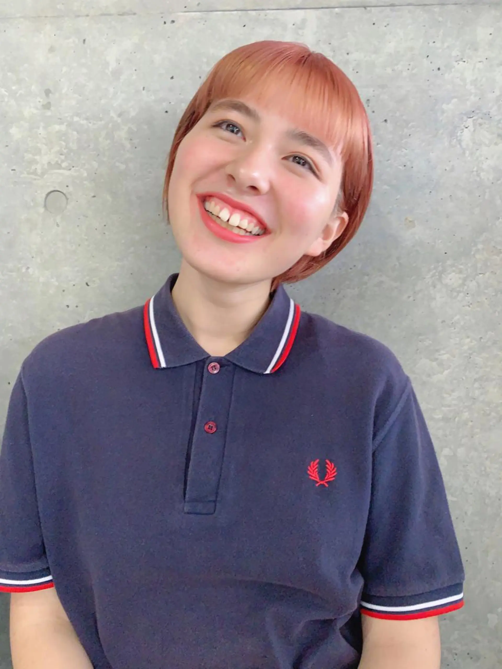 ショート カラー ボブパーマコテ巻き風 パーマNo1深江秀平のヘアスタイル