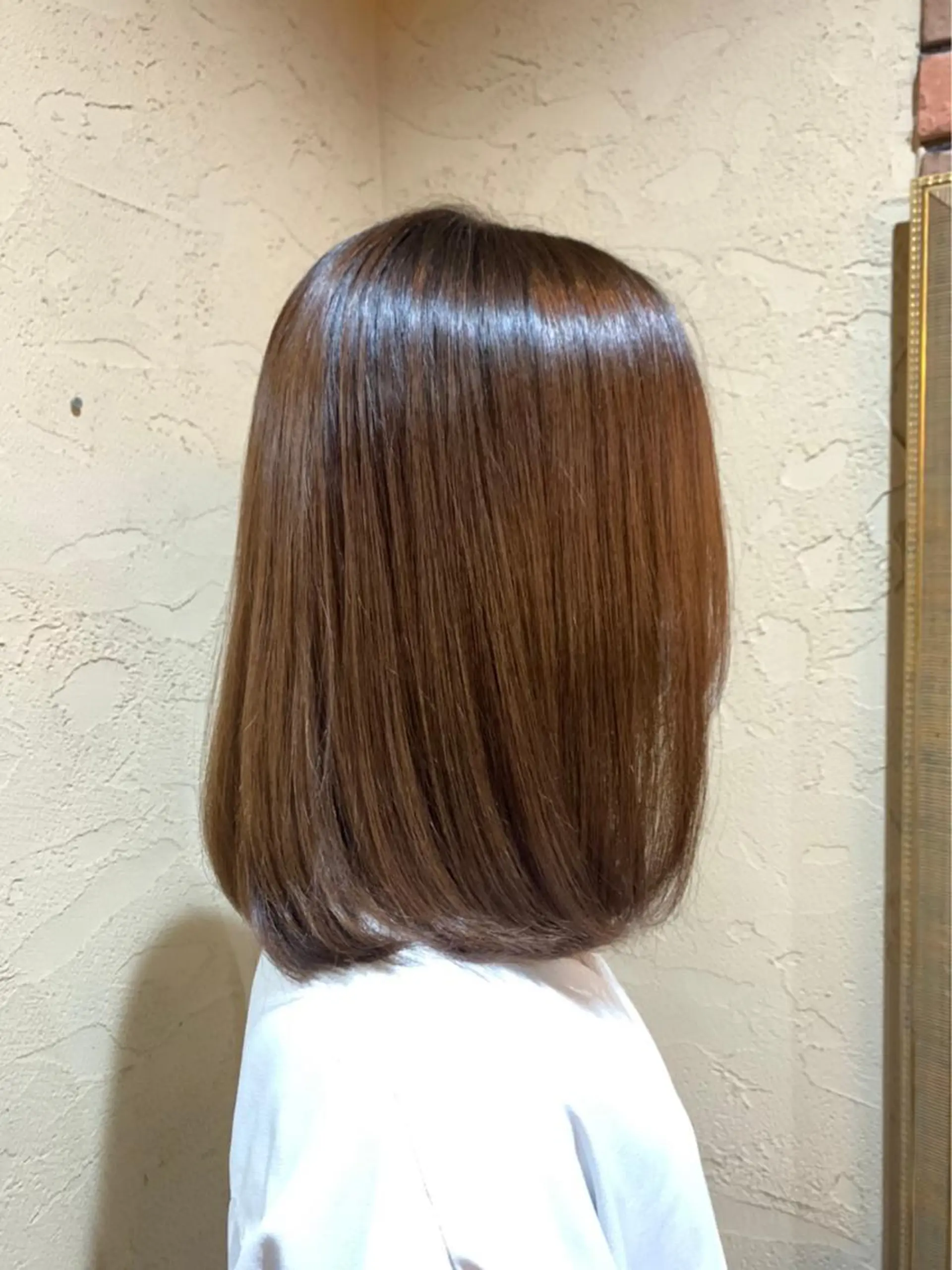 ミディアム 馬場 百合恵のヘアスタイル