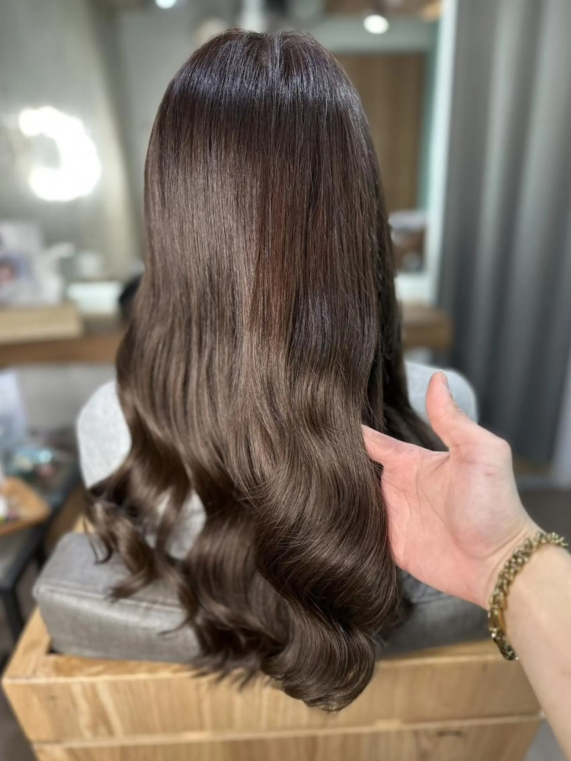 セミロング カラー パーマ ヘアアレンジ メンズ 深夜美容師🌞yuu リピート率No. 1のヘアスタイル