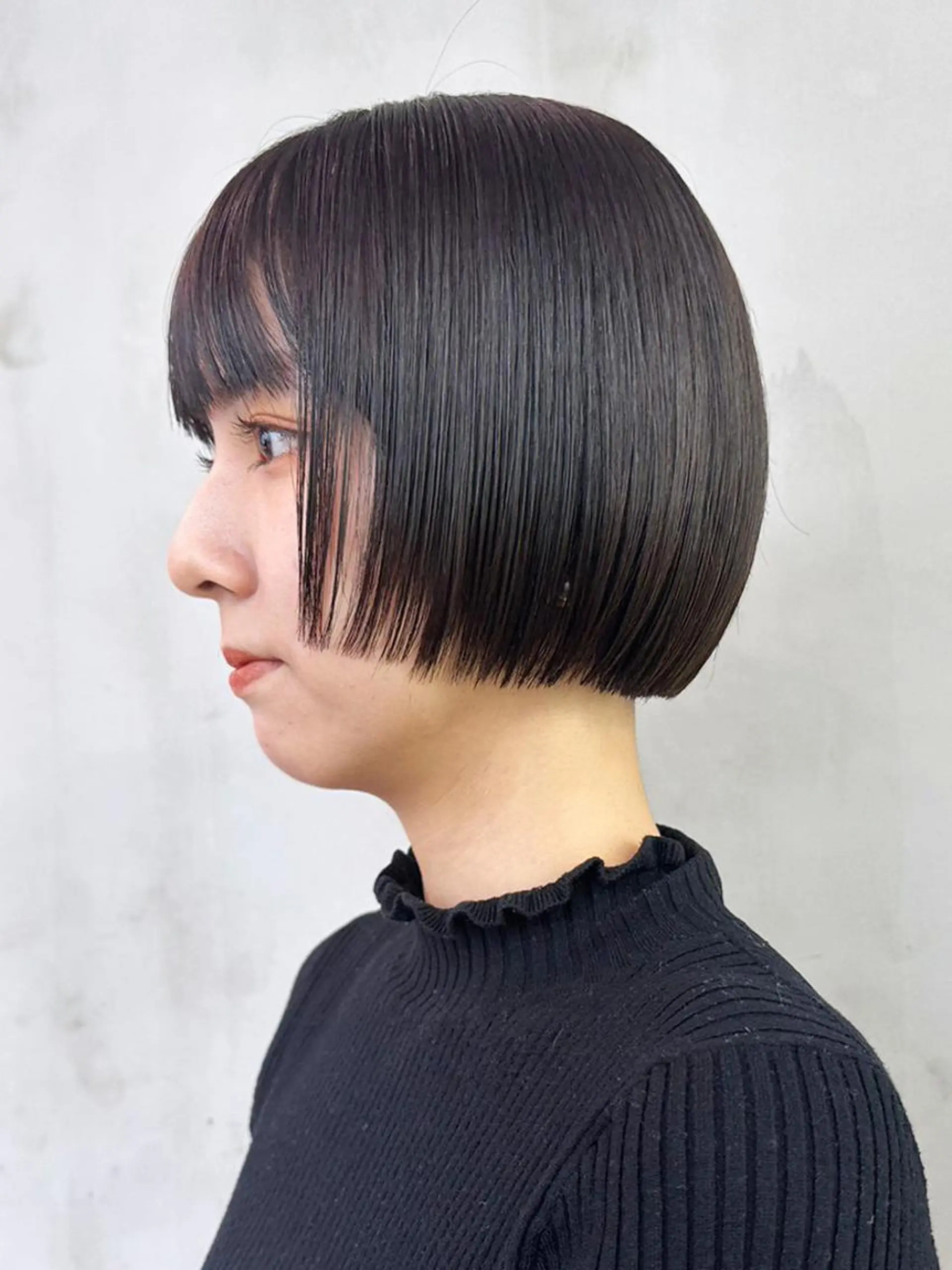 ミディアム カラー パーマ ヘアアレンジ ボブ カット ヘアカラー トリートメント ITby ALBUM 北千住店のヘアスタイル