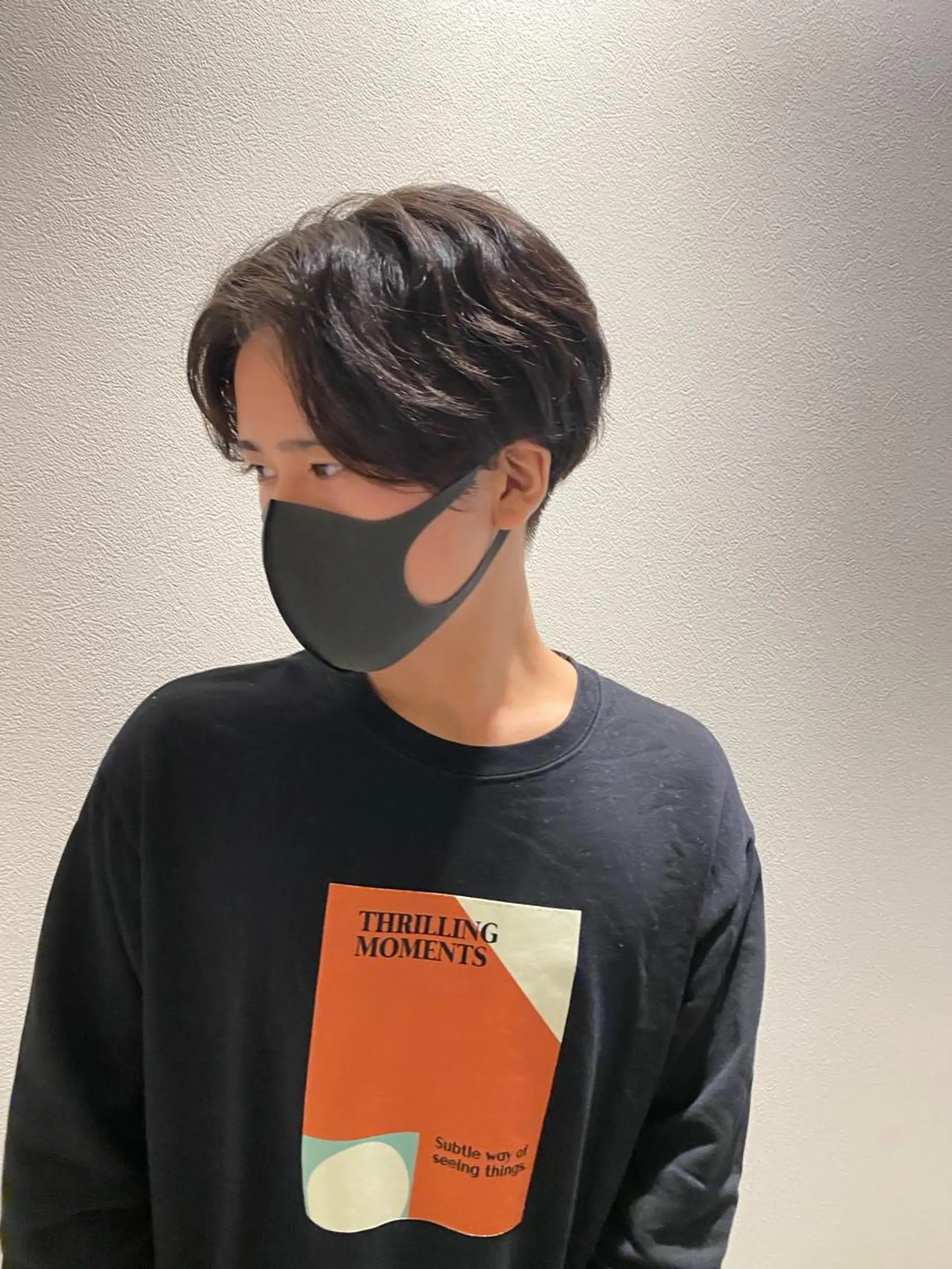 ショート メンズ スパイキーショート パーマ　具志堅　太志のヘアスタイル