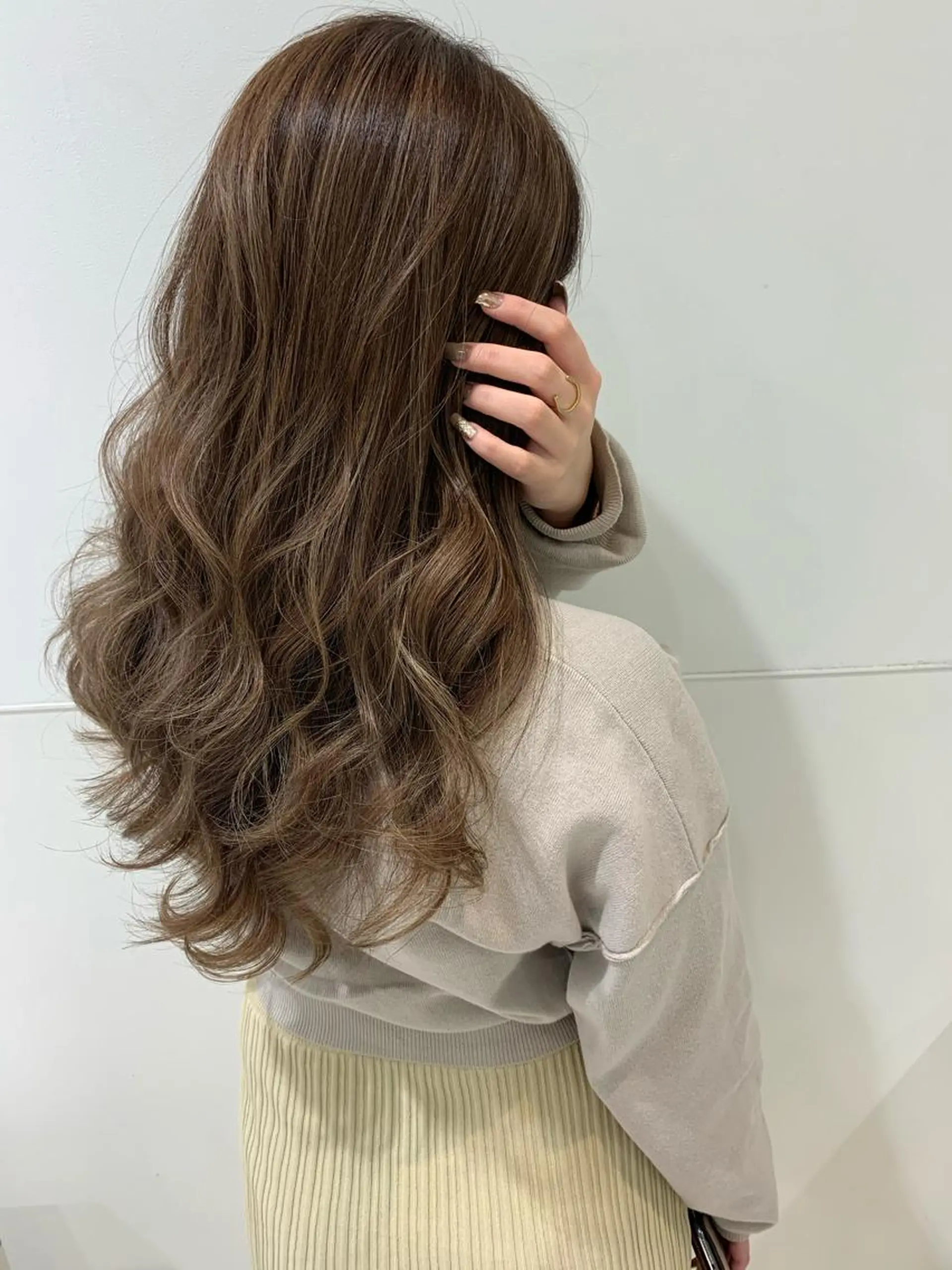 ロング カット ヘアカラー トリートメント Rubik's 茶屋町原田のヘアスタイル