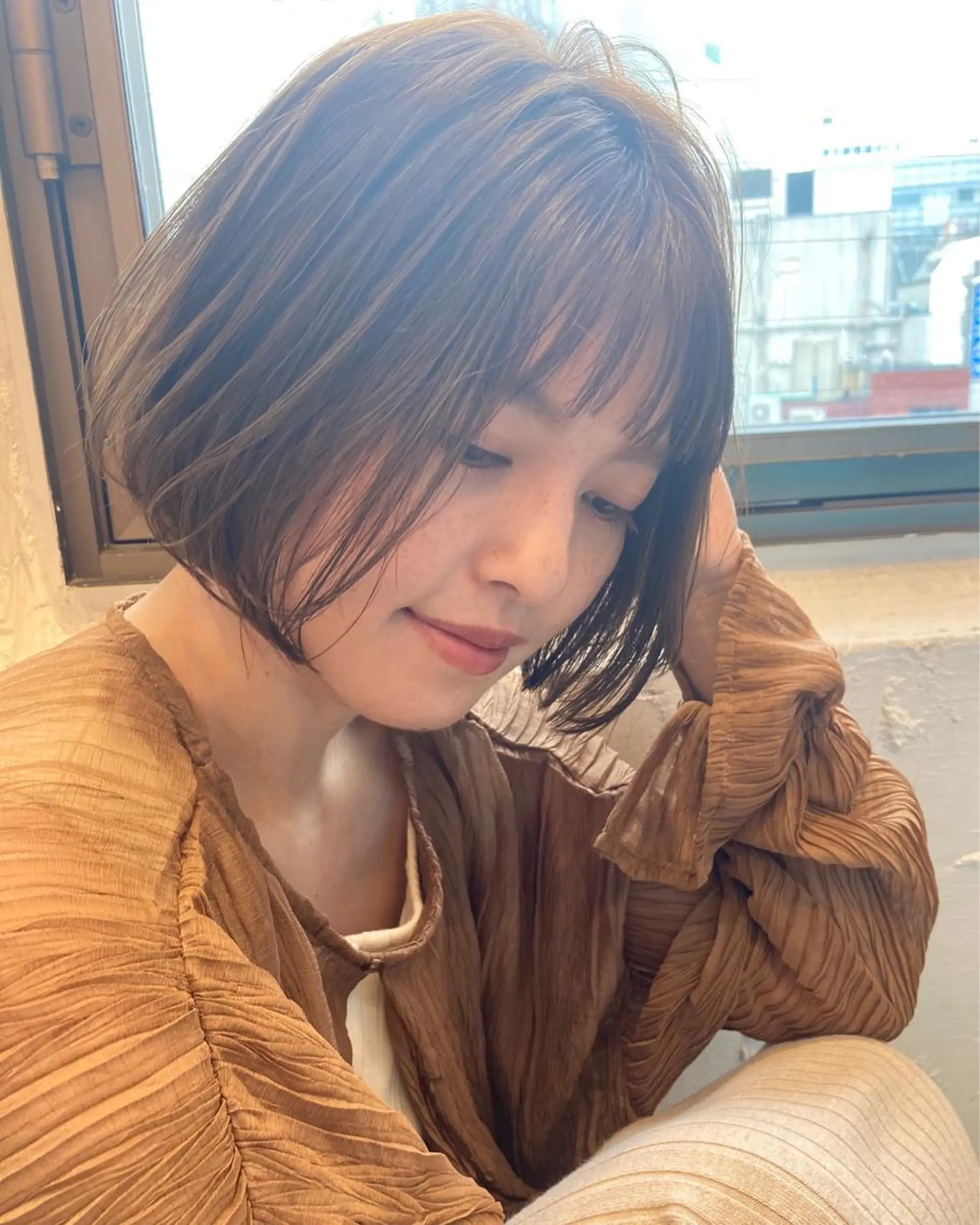 ショート ボブ Loom .by Sea  ルームバイシー所属・レイヤー/前髪/ 韓国/CHIHIROのヘアスタイル