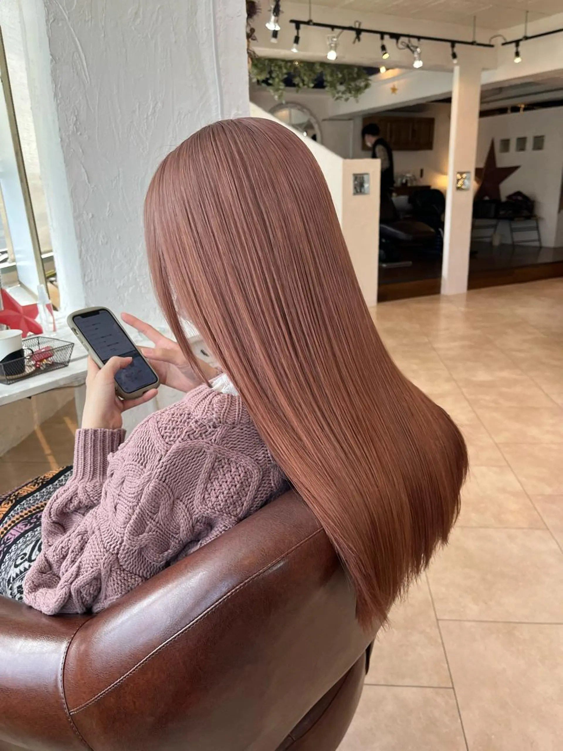 ロング カラー ベージュカラー ピンクカラー ピンクベージュ 💛ハイトーン💛 りむのヘアスタイル