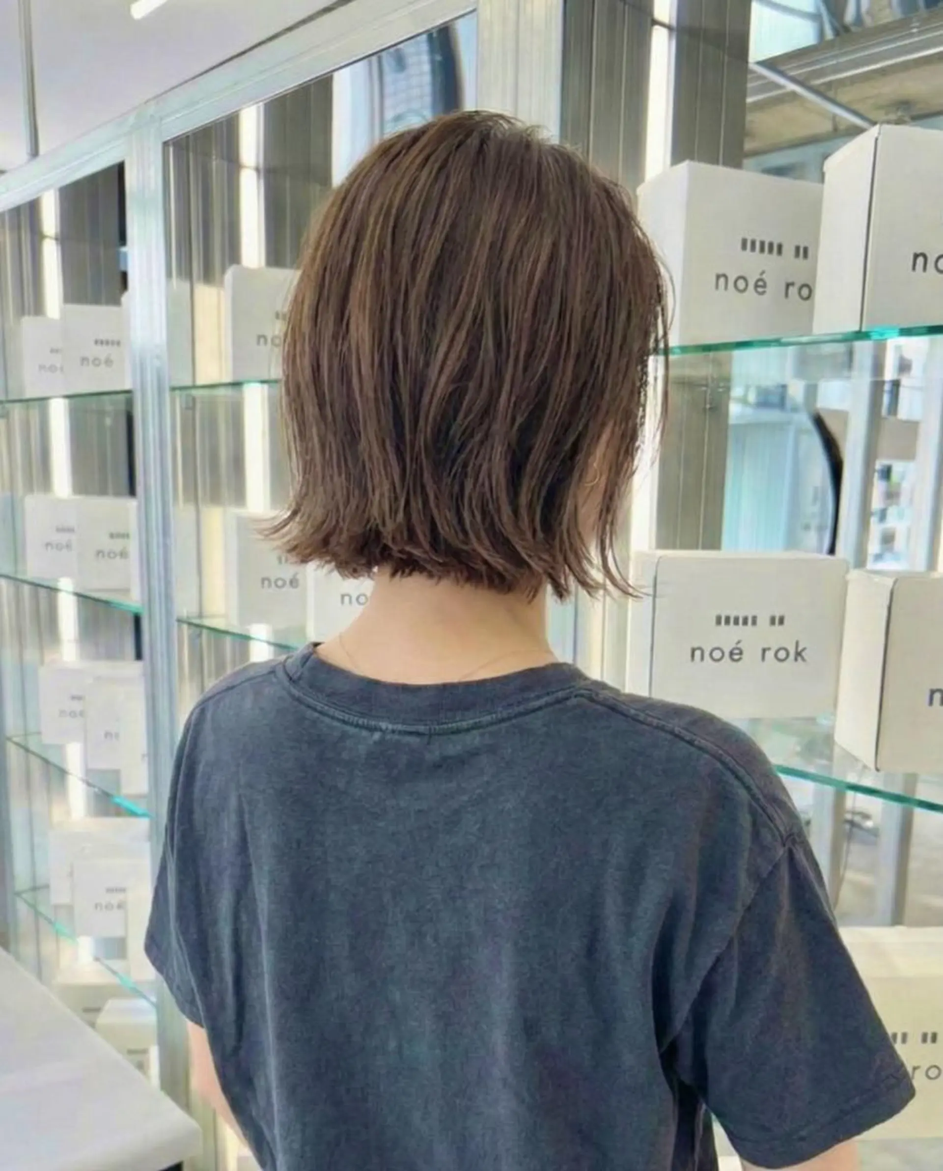 ミディアム カット ヘアカラー トリートメント 佐藤さくら🌸ボブ/ レイヤーカットのヘアスタイル